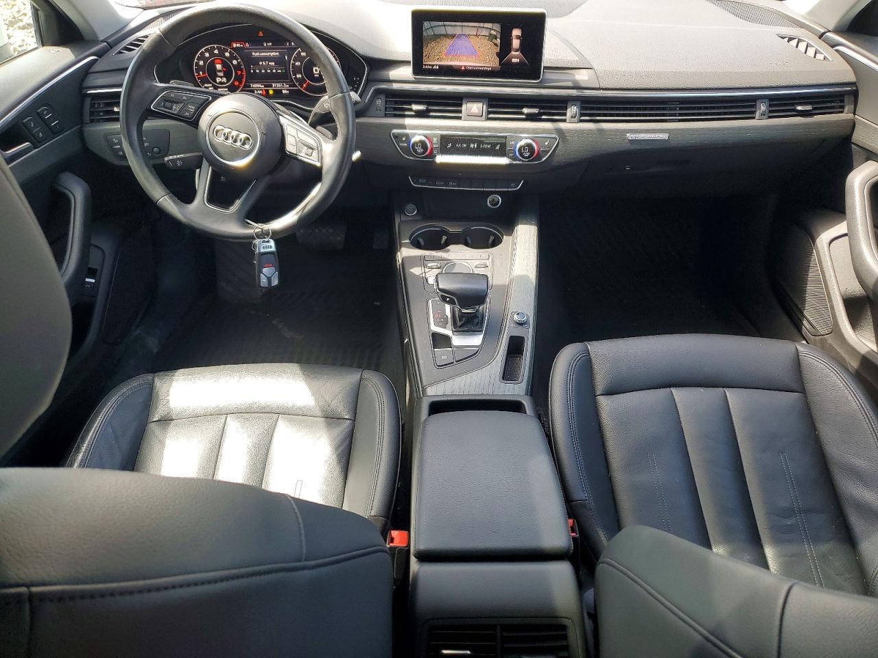 2017 Audi A4 Premium White vin: WAUDNAF47HN049940