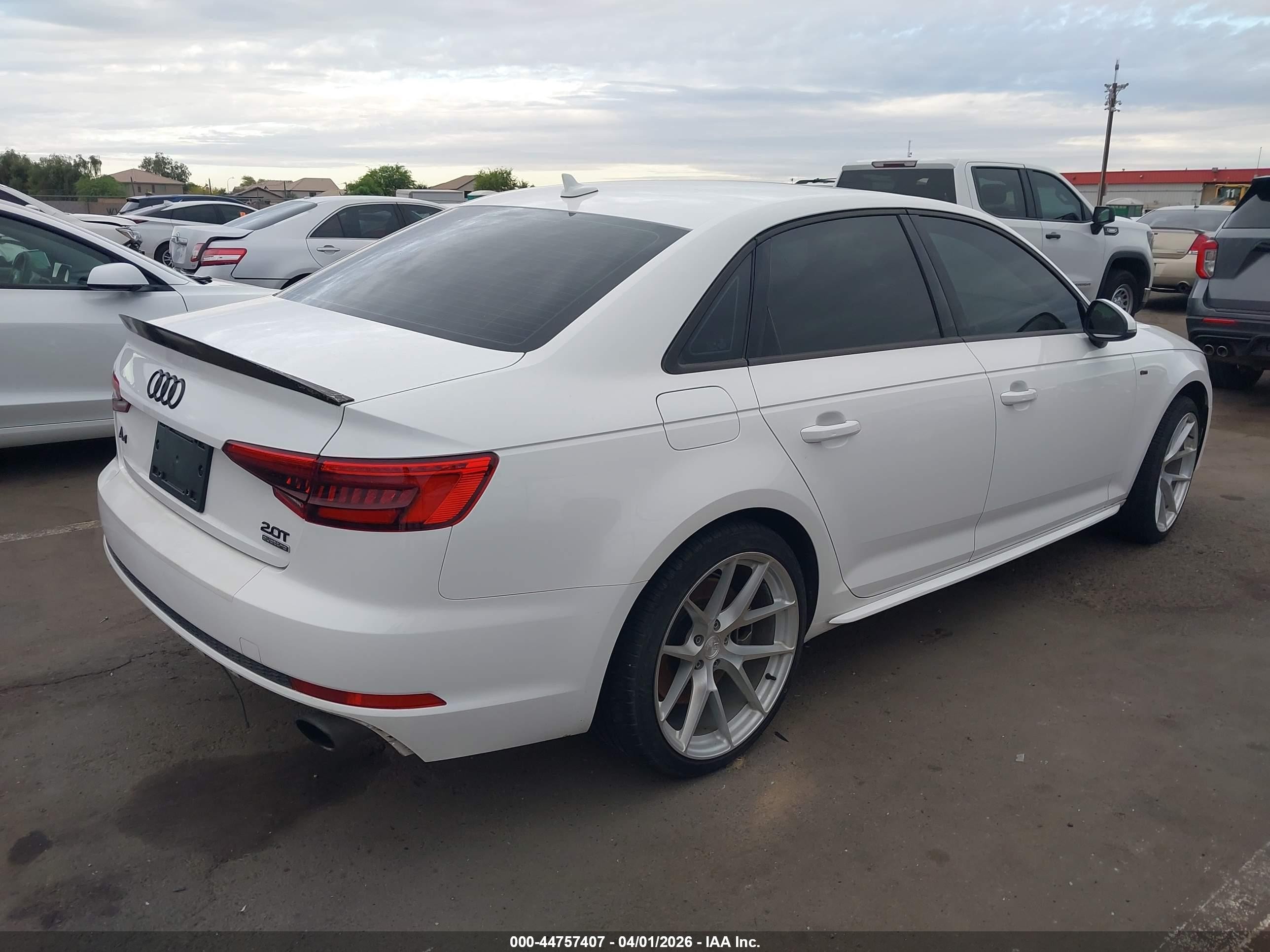 2017 Audi A4 2.0t Season Of Audi Premium White vin: WAUDNAF49HN054718