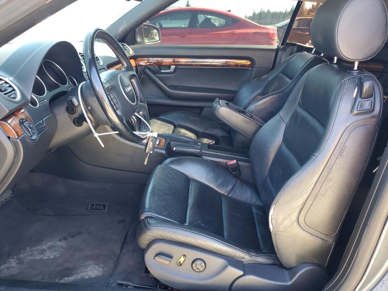 2004 Audi A4 Quattro Gray vin: WAUDT48H04K016684
