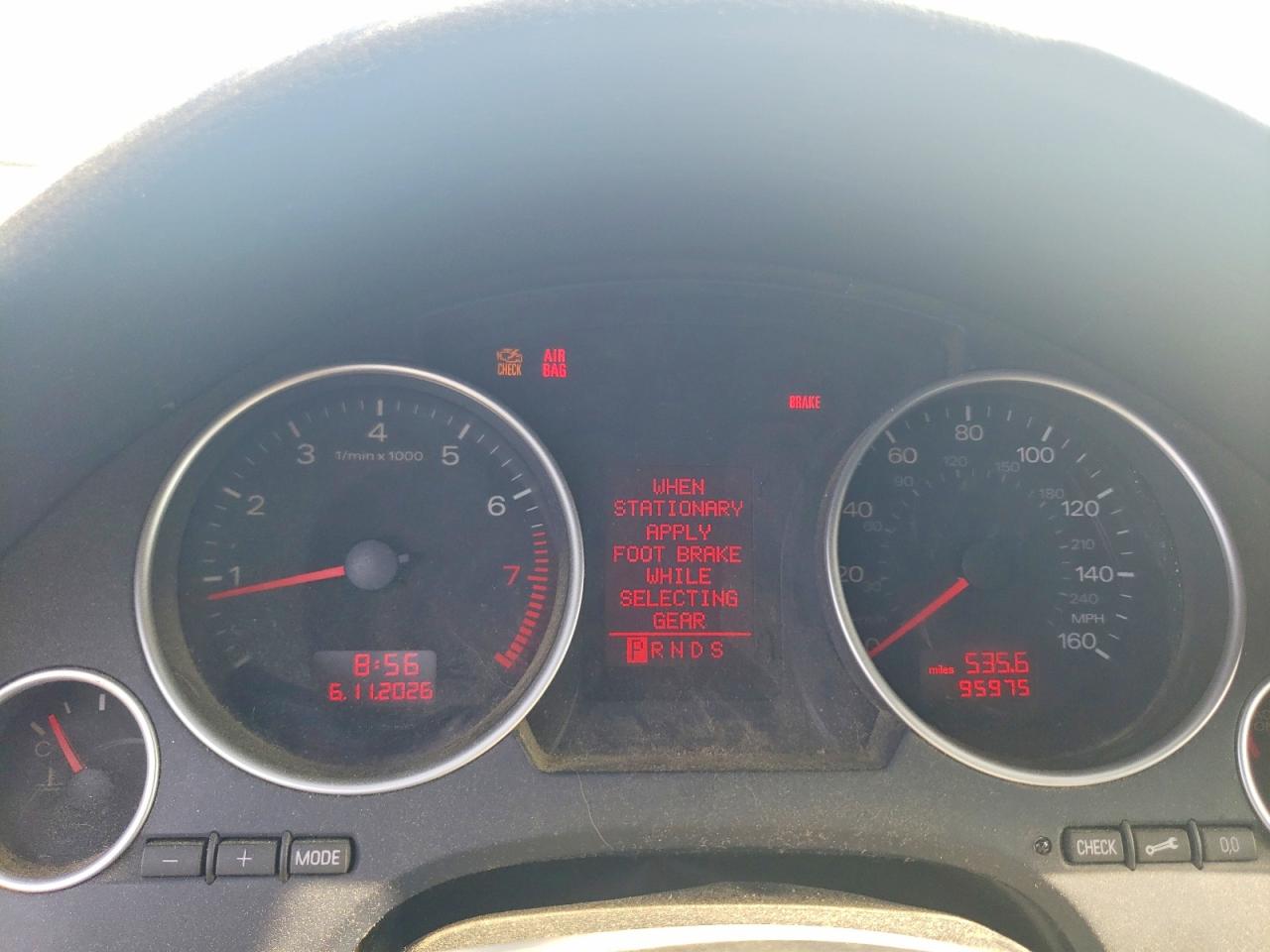 2005 Audi A4 Quattro Cabriolet White vin: WAUDT48H05K016668