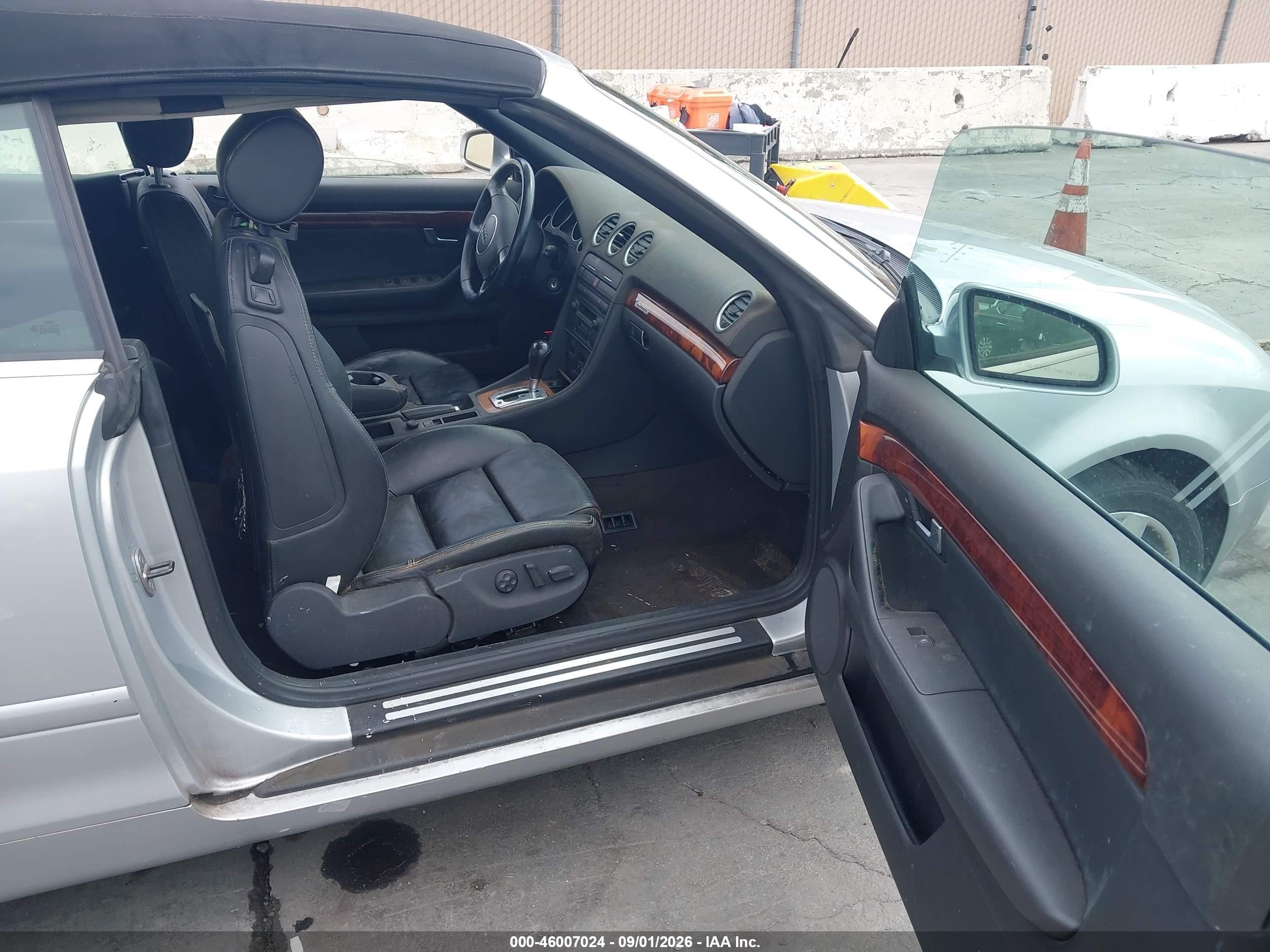2004 Audi A4 3.0 Серебряный vin: WAUDT48H14K009355