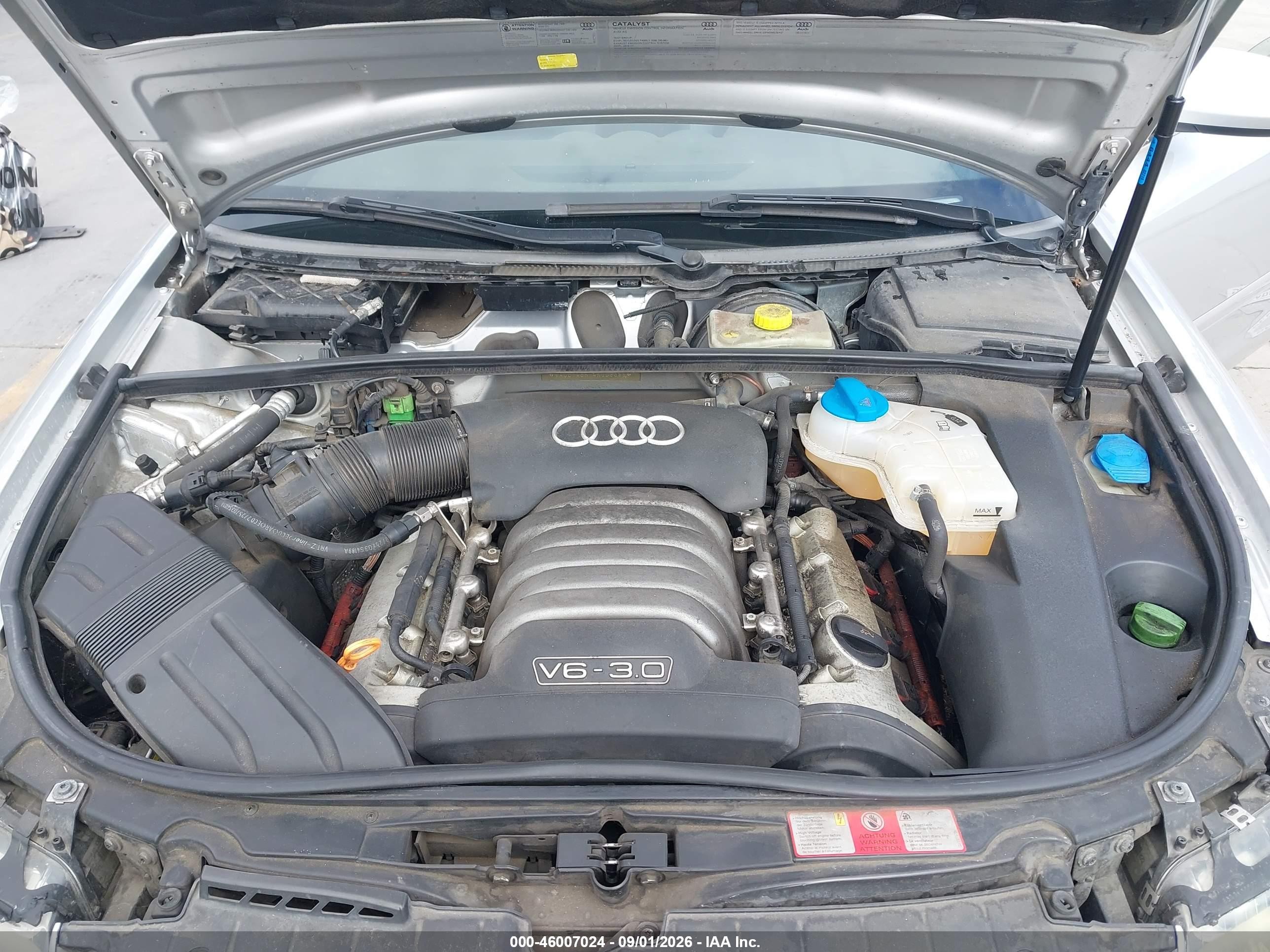 2004 Audi A4 3.0 Серебряный vin: WAUDT48H14K009355