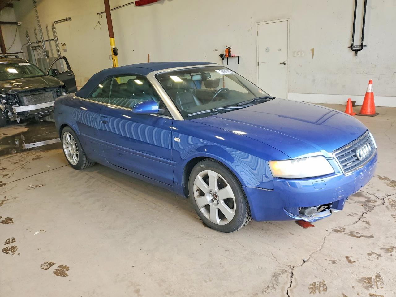 2005 Audi A4 Quattro Cabriolet Синий vin: WAUDT48H25K006157