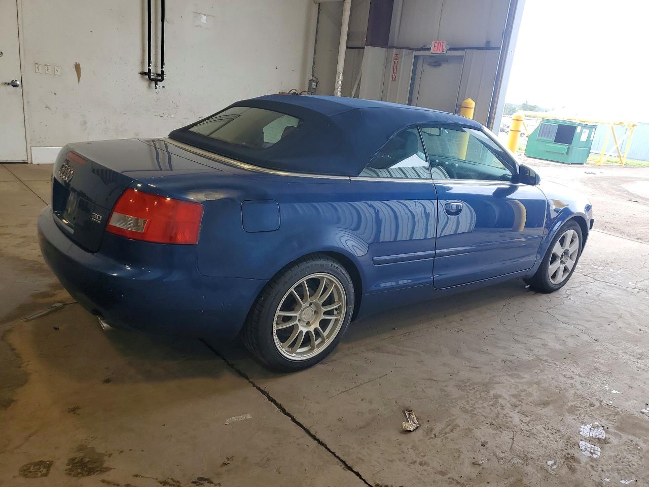 2005 Audi A4 Quattro Cabriolet Синий vin: WAUDT48H25K006157