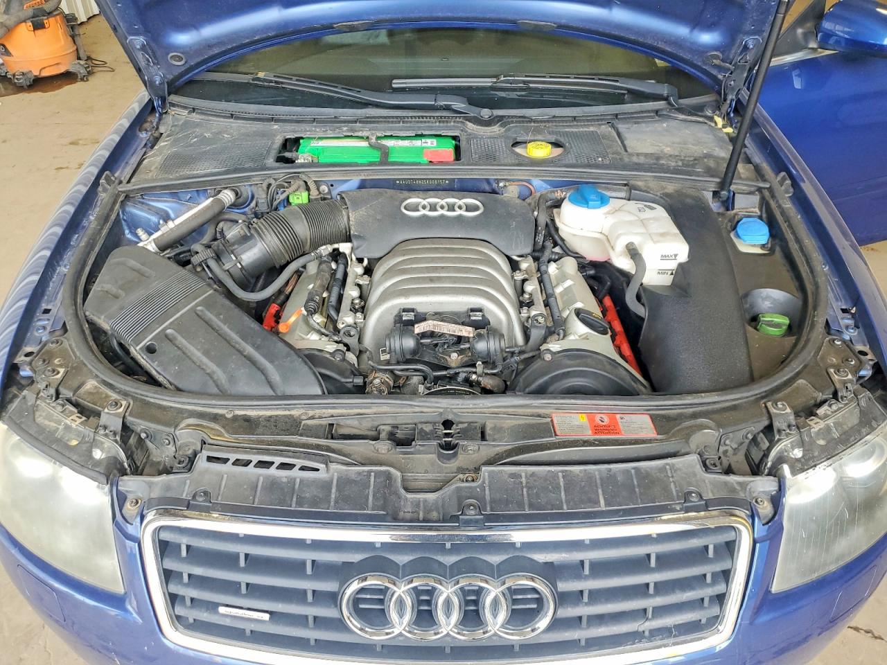2005 Audi A4 Quattro Cabriolet Синий vin: WAUDT48H25K006157