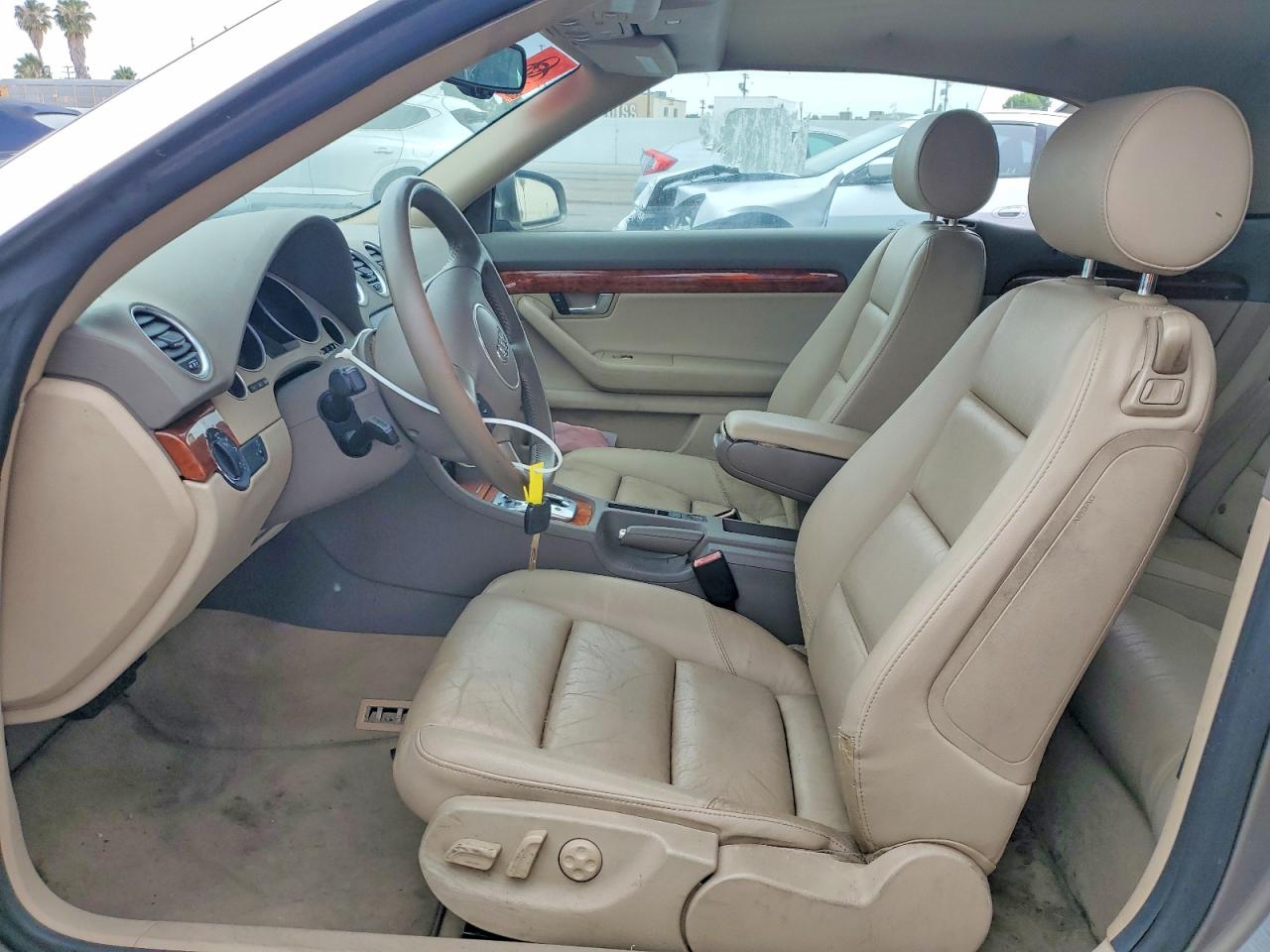2004 Audi A4 Quattro Gray vin: WAUDT48H34K007610