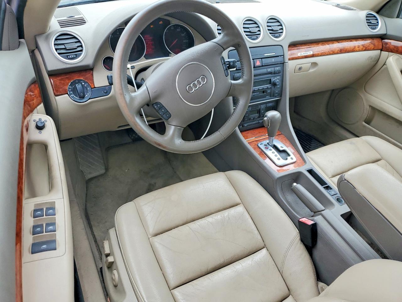 2004 Audi A4 Quattro Gray vin: WAUDT48H34K007610