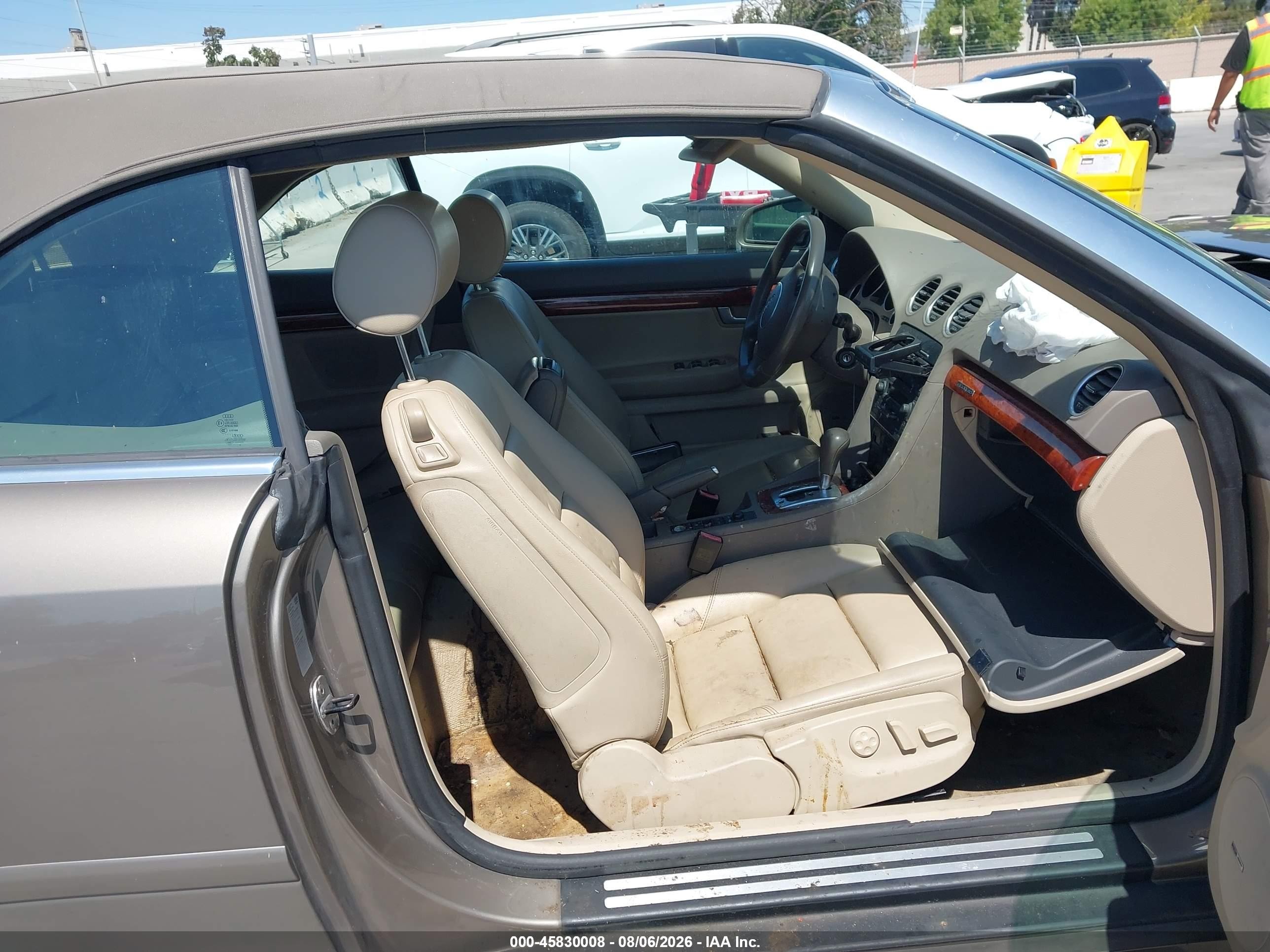 2004 Audi A4 3.0 Brown vin: WAUDT48H44K023542