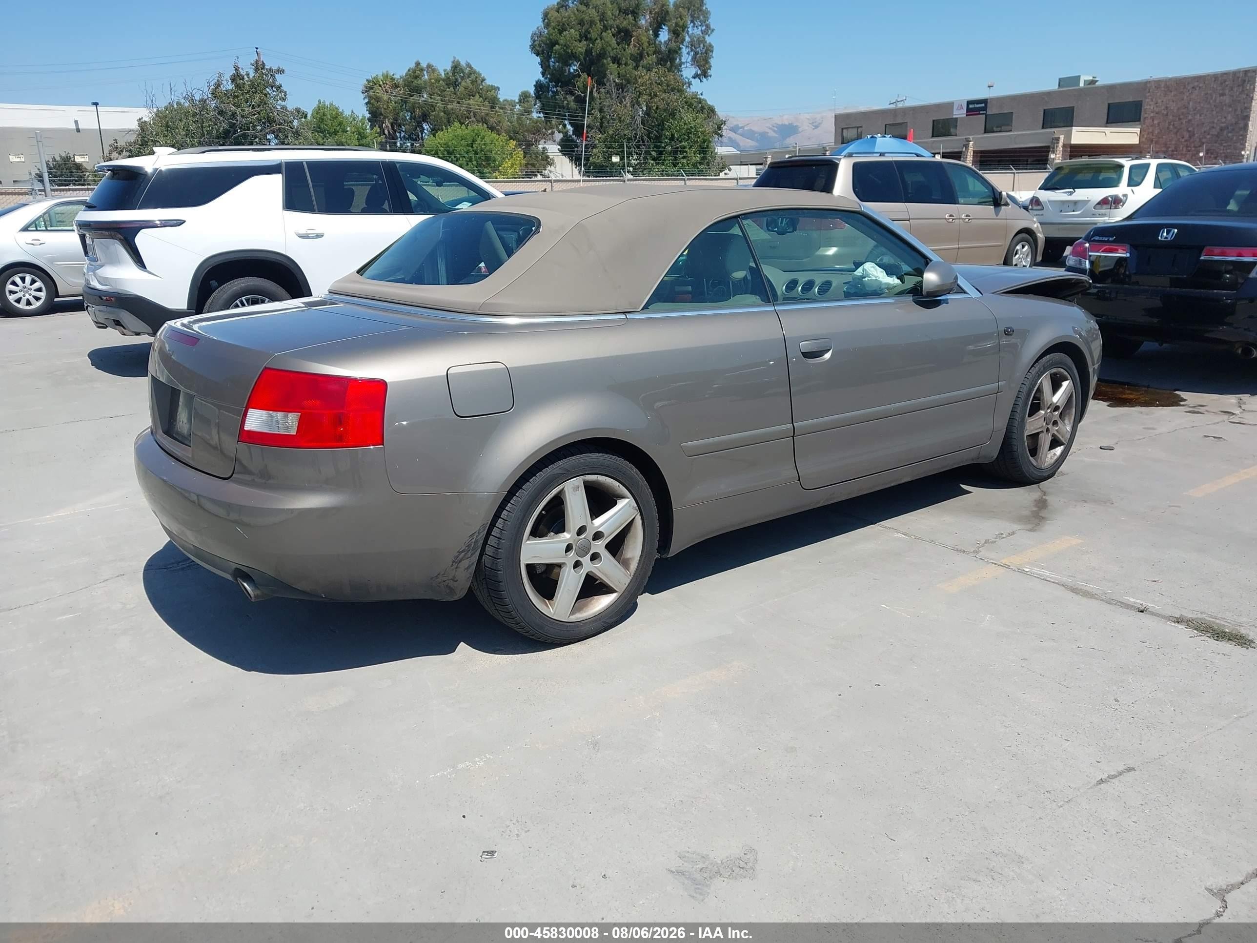 2004 Audi A4 3.0 Brown vin: WAUDT48H44K023542