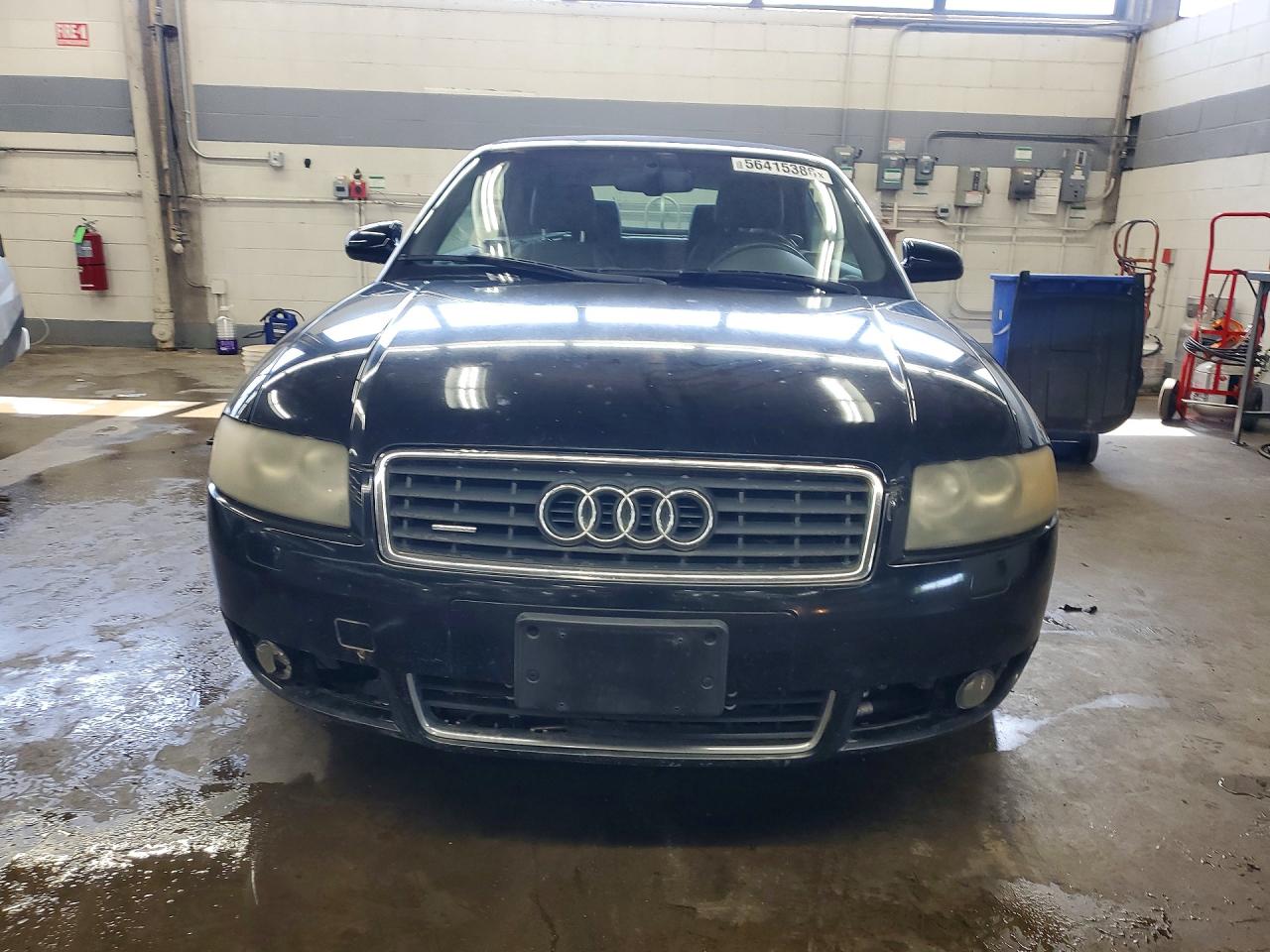 2005 Audi A4 Quattro Cabriolet Black vin: WAUDT48H45K012557