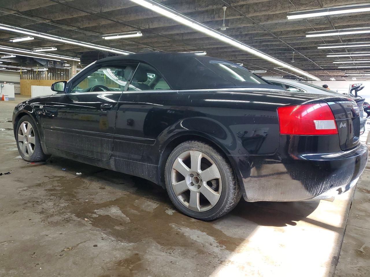 2005 Audi A4 Quattro Cabriolet Black vin: WAUDT48H45K012557