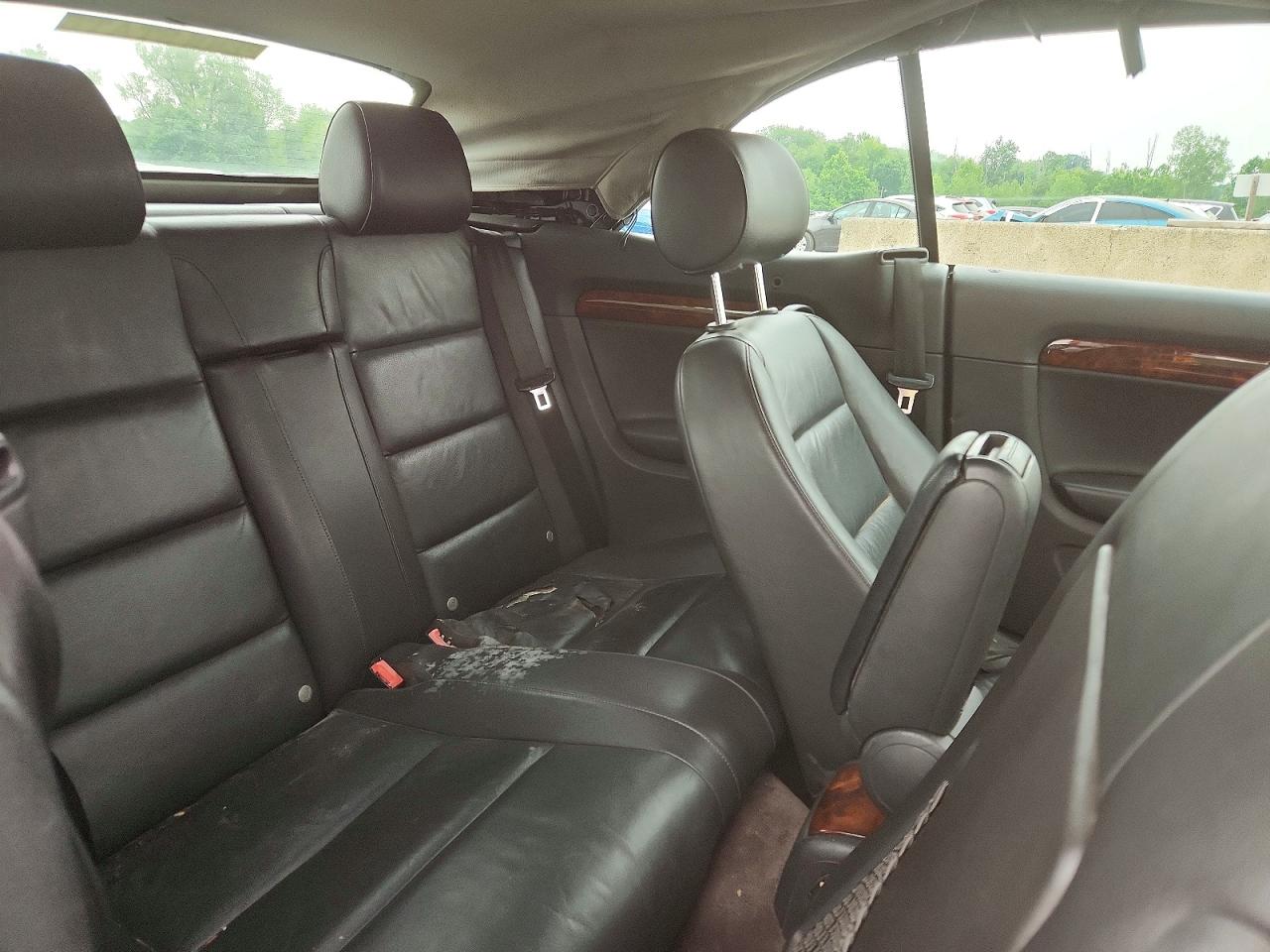 2005 Audi A4 Quattro Cabriolet Silver vin: WAUDT48H45K012767