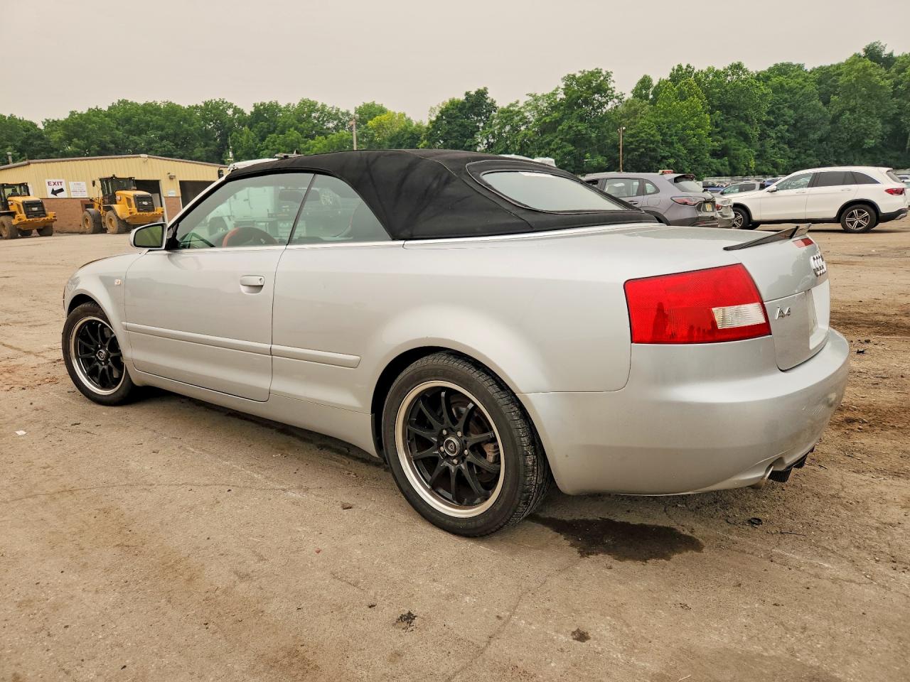 2005 Audi A4 Quattro Cabriolet Silver vin: WAUDT48H45K012767