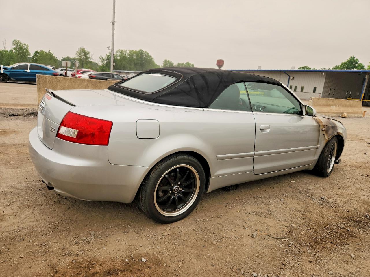 2005 Audi A4 Quattro Cabriolet Silver vin: WAUDT48H45K012767