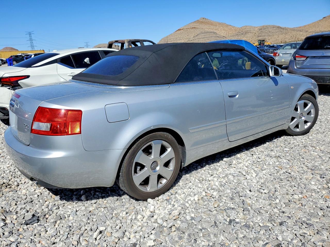 2004 Audi A4 Quattro Silver vin: WAUDT48H54K016423