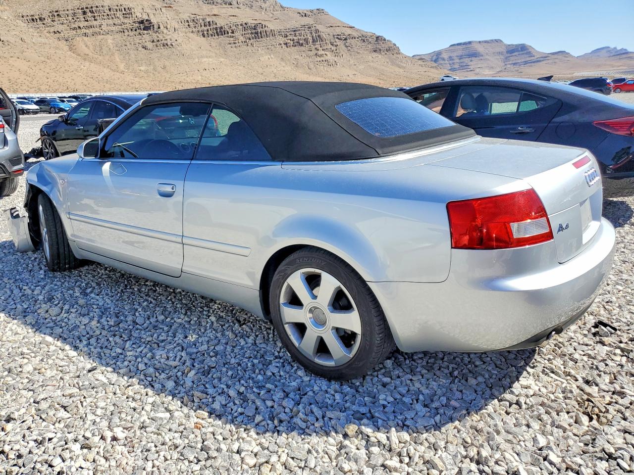 2004 Audi A4 Quattro Silver vin: WAUDT48H54K016423