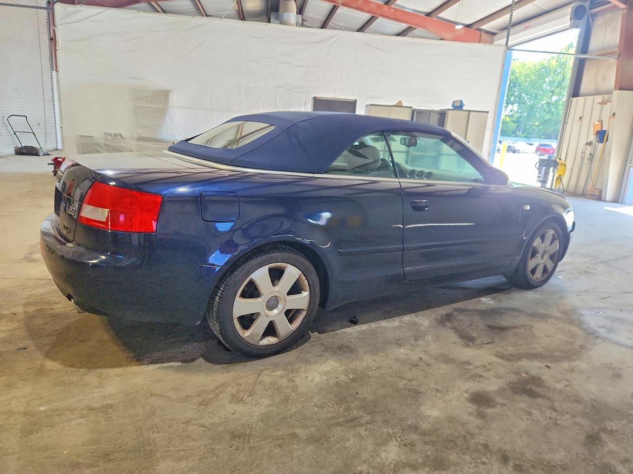 2004 Audi A4 Quattro Blue vin: WAUDT48H54K017295
