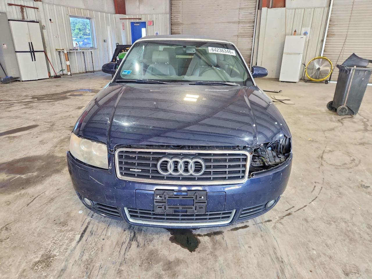 2004 Audi A4 Quattro Blue vin: WAUDT48H54K017295