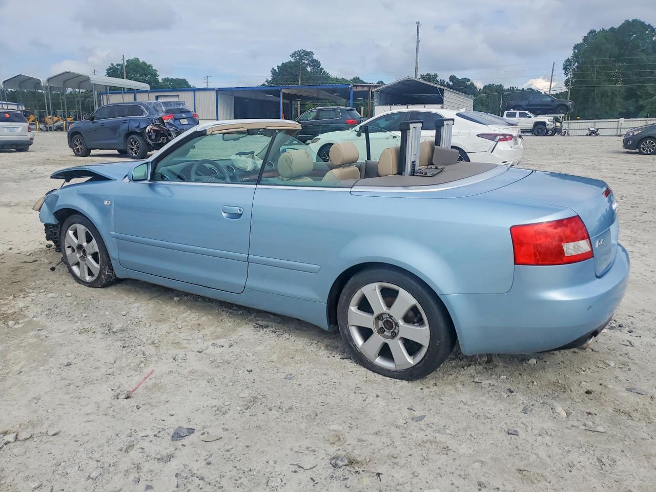 2006 Audi A4 Quattro Blue vin: WAUDT48H56K007515