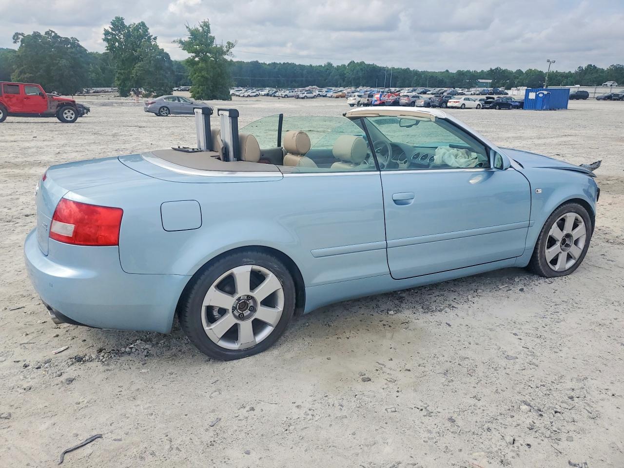 2006 Audi A4 Quattro Blue vin: WAUDT48H56K007515