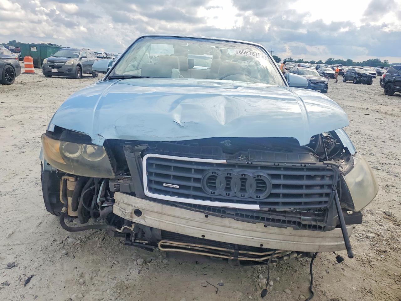 2006 Audi A4 Quattro Blue vin: WAUDT48H56K007515