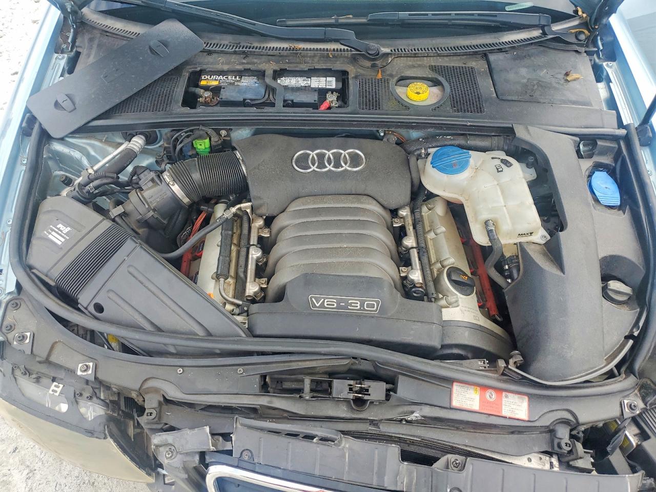 2006 Audi A4 Quattro Blue vin: WAUDT48H56K007515