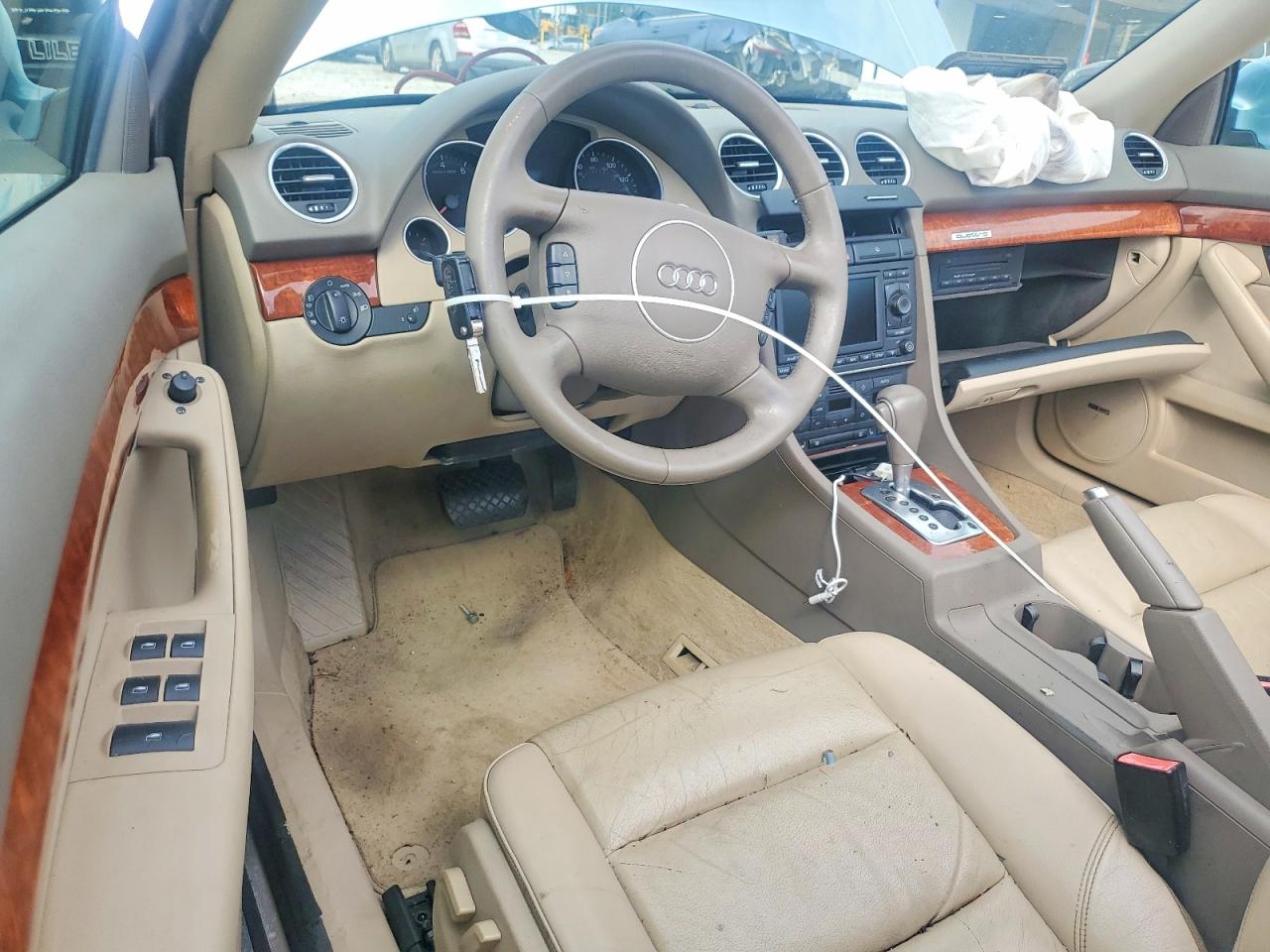 2006 Audi A4 Quattro Blue vin: WAUDT48H56K007515