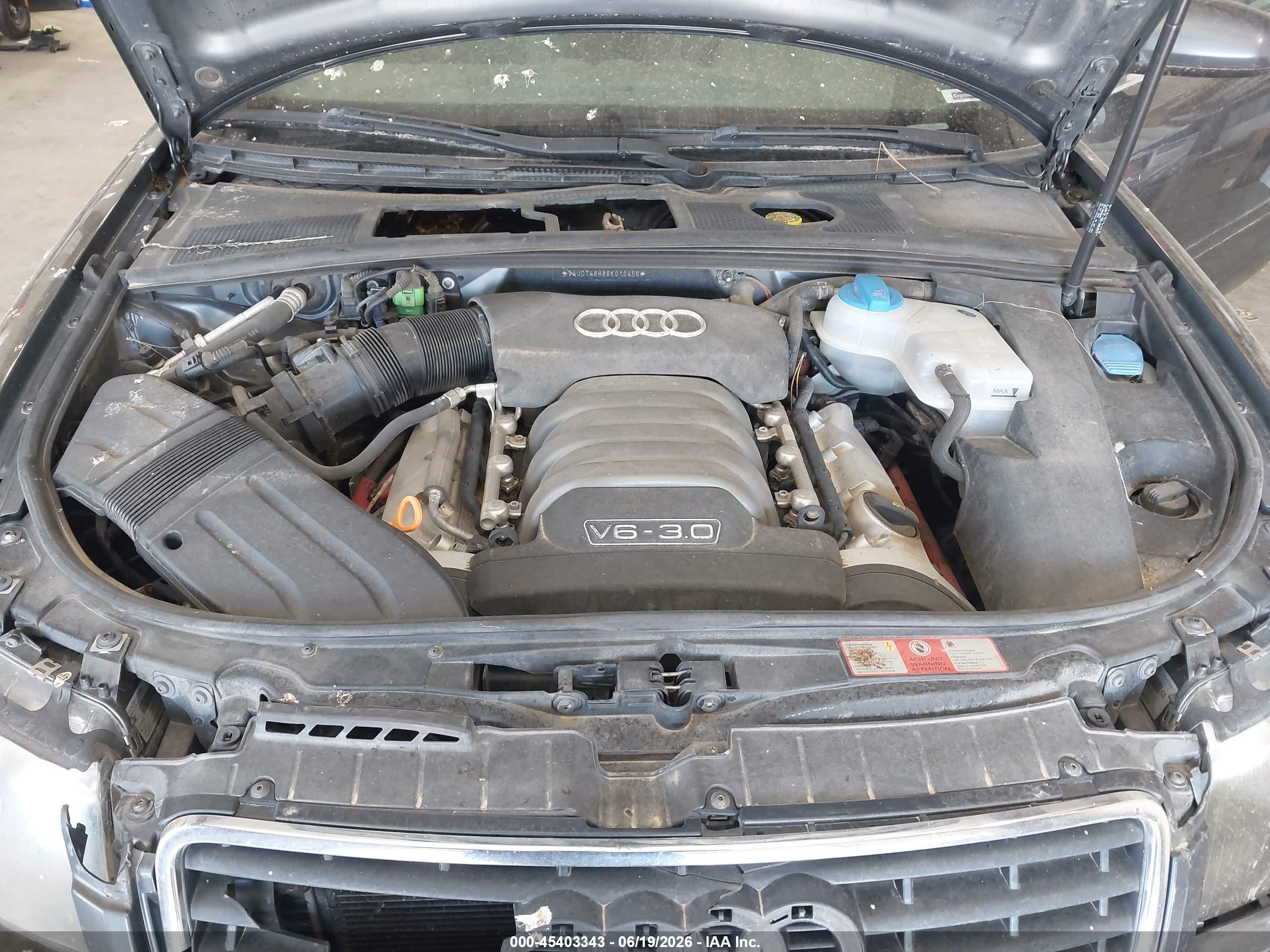2006 Audi A4 3.0 Gray vin: WAUDT48H86K010456