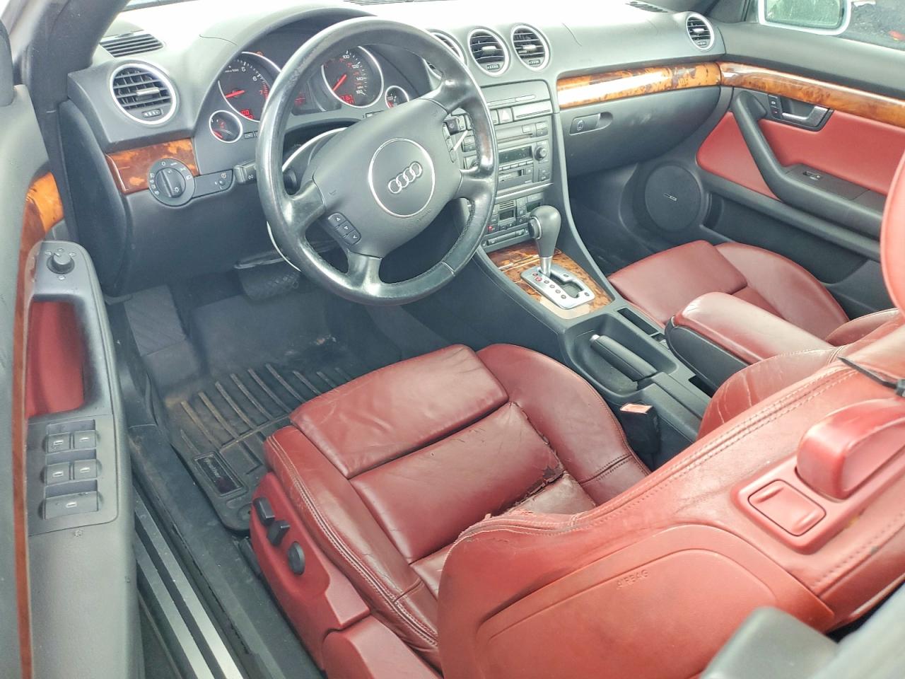 2004 Audi A4 Quattro Silver vin: WAUDT48H94K024914