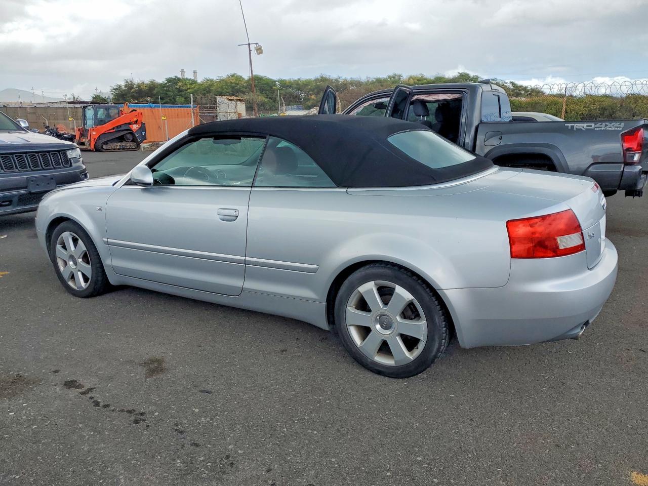 2004 Audi A4 Quattro Silver vin: WAUDT48H94K024914