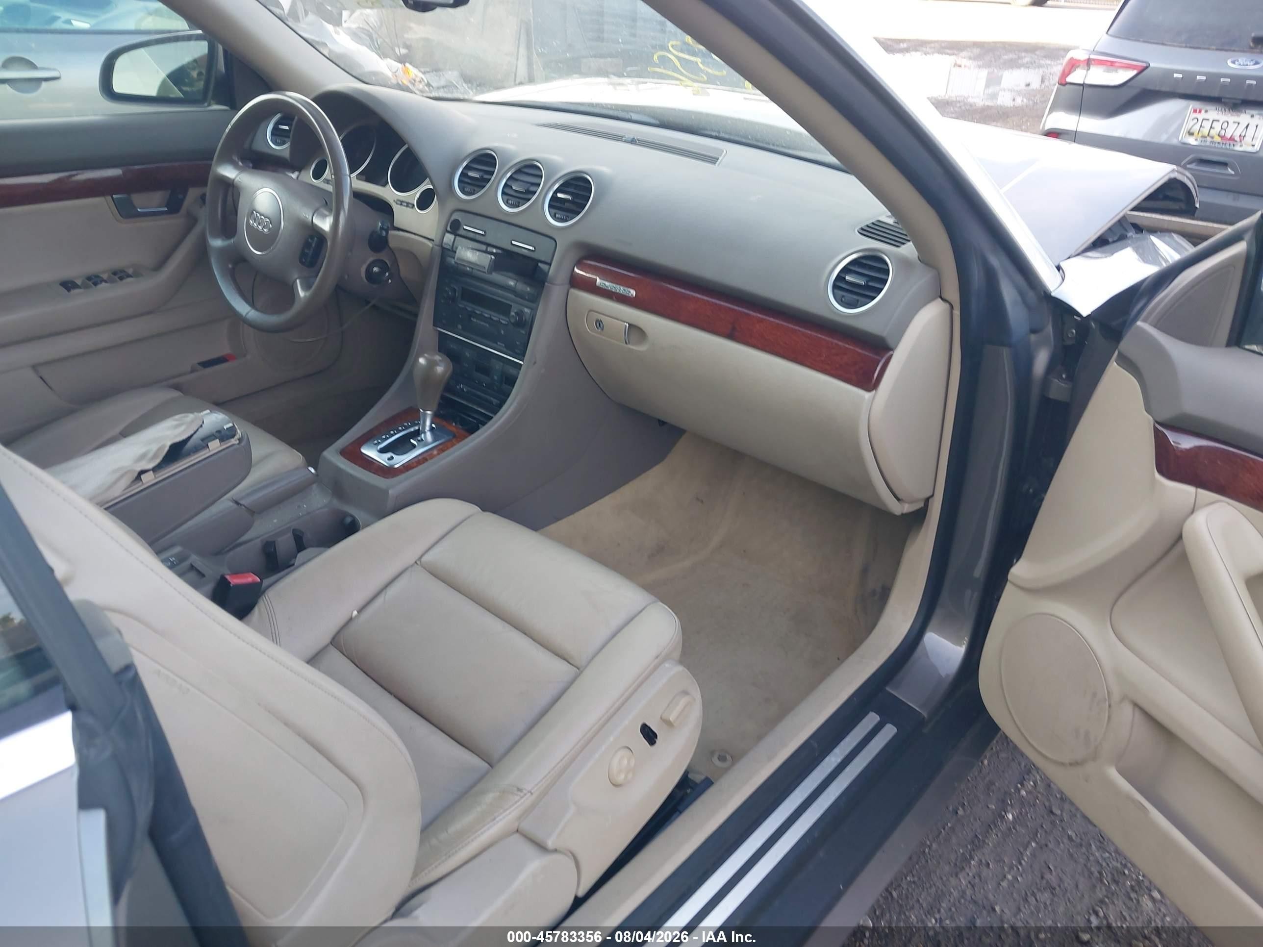2005 Audi A4 3.0 Gold vin: WAUDT48H95K019441