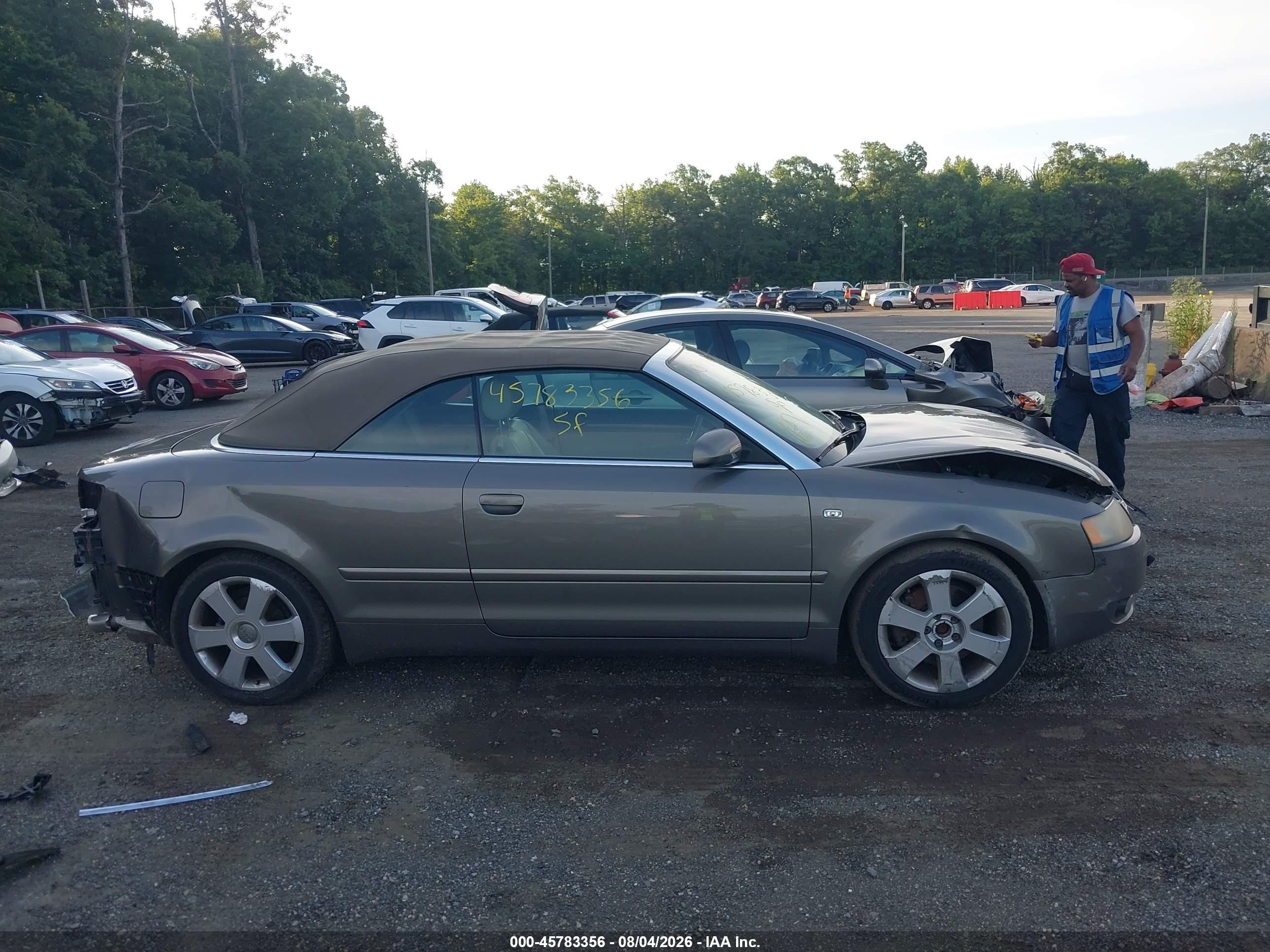 2005 Audi A4 3.0 Gold vin: WAUDT48H95K019441