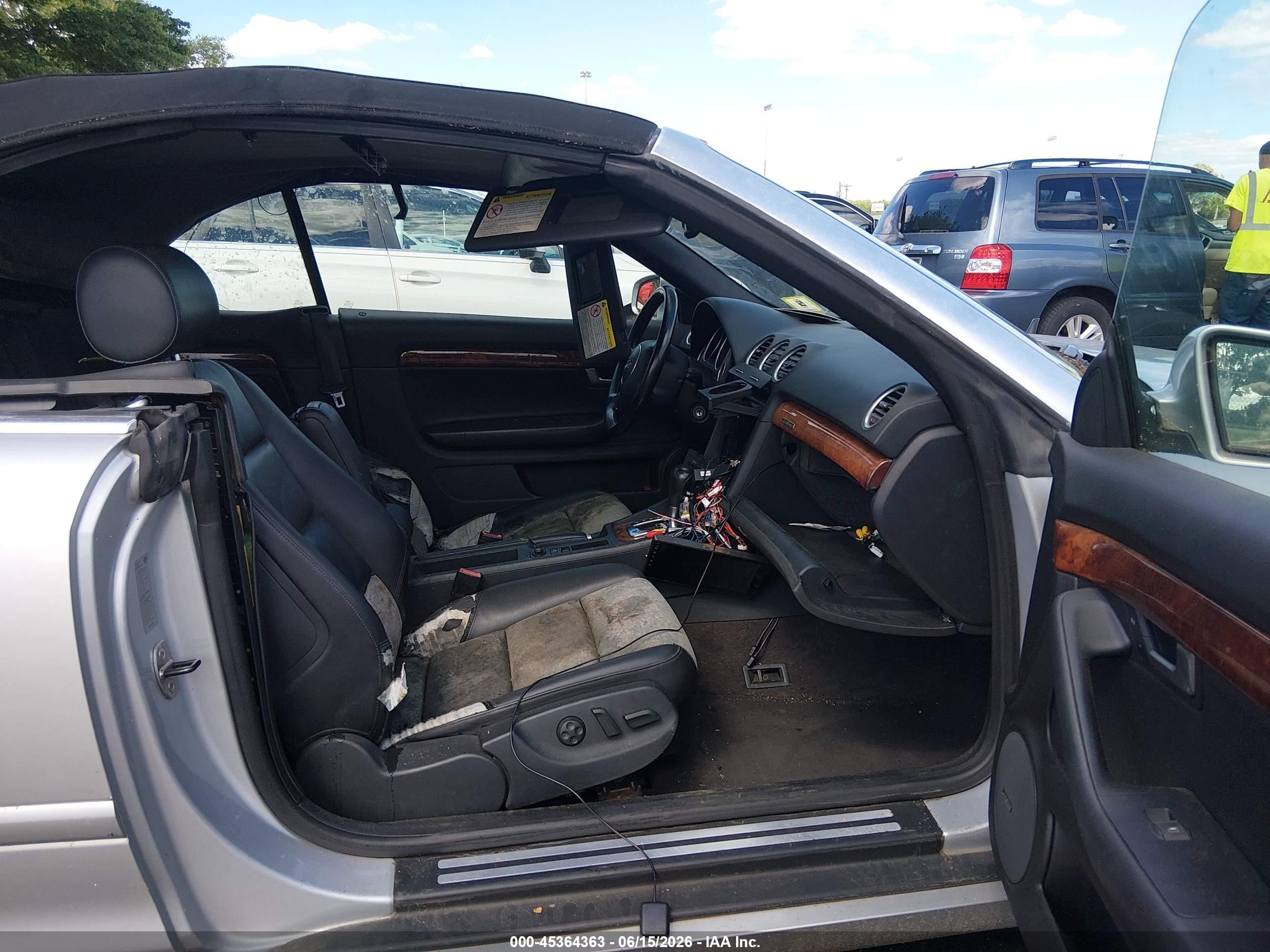 2005 Audi A4 3.0 Silver vin: WAUDT48HX5K005192