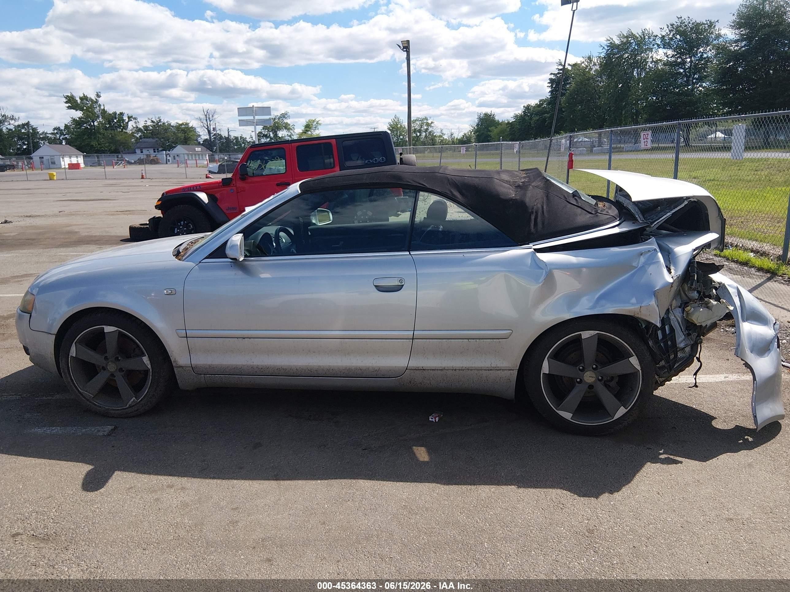 2005 Audi A4 3.0 Silver vin: WAUDT48HX5K005192