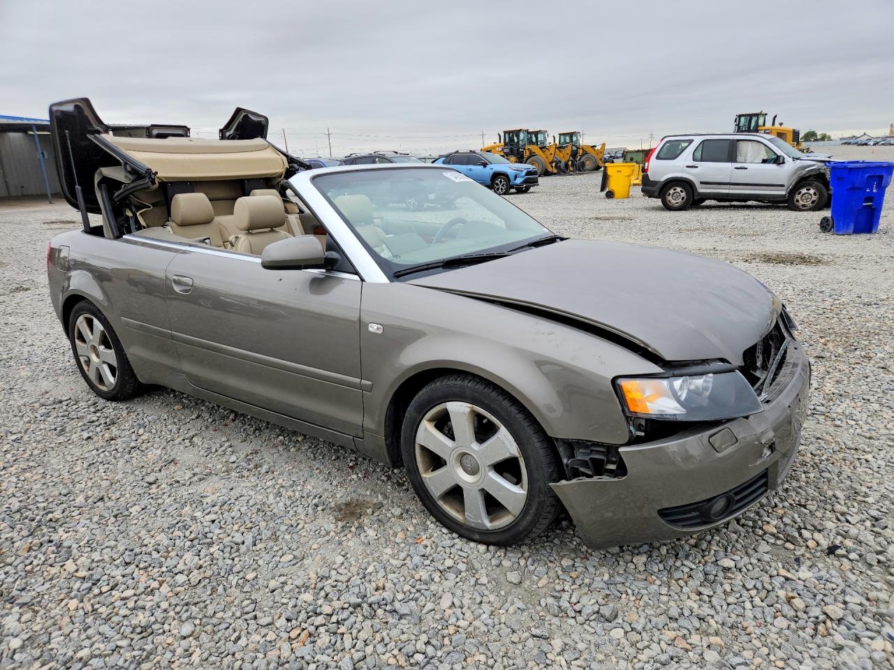 2006 Audi A4 Quattro Gray vin: WAUDT48HX6K004514