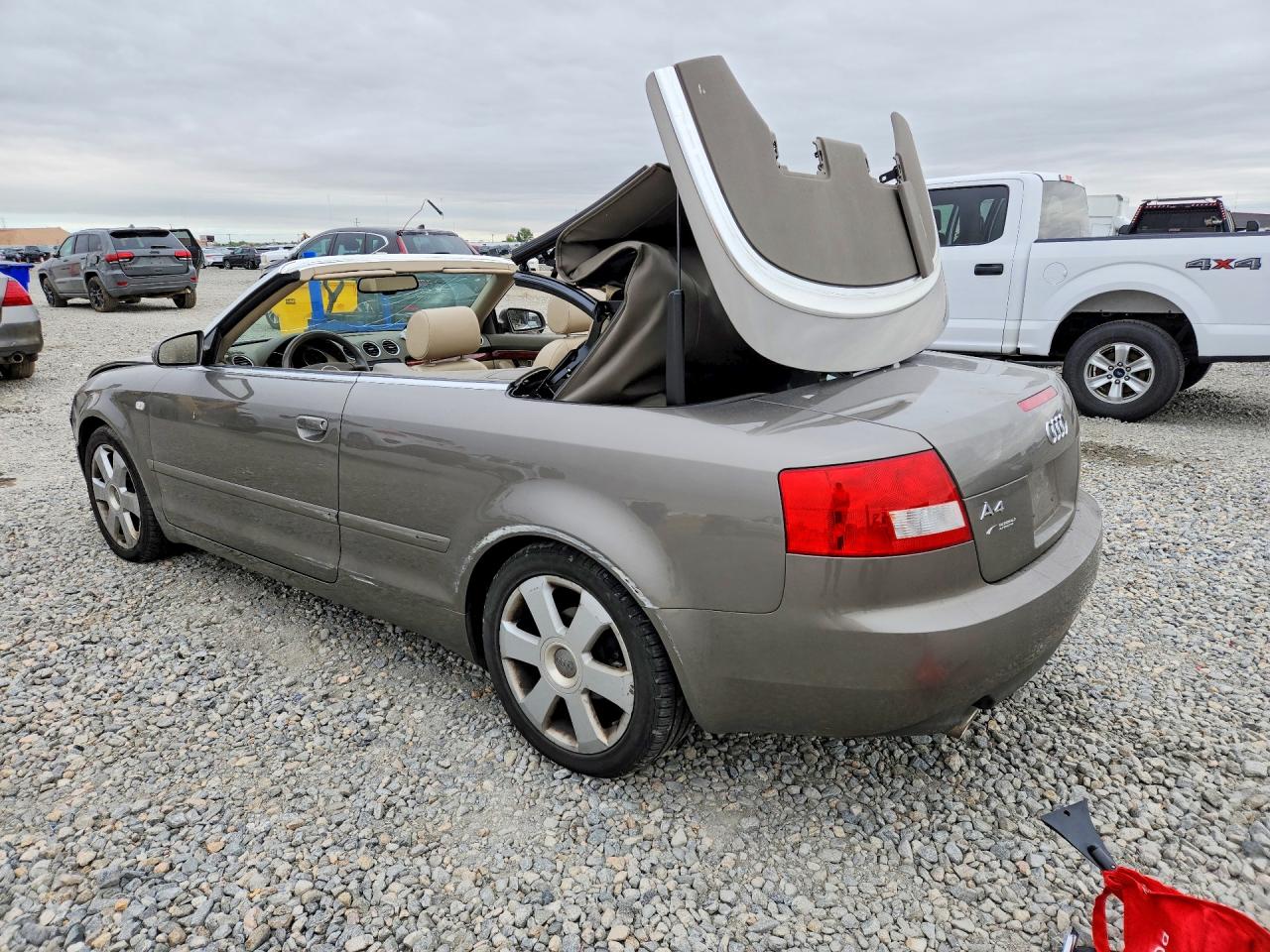 2006 Audi A4 Quattro Gray vin: WAUDT48HX6K004514