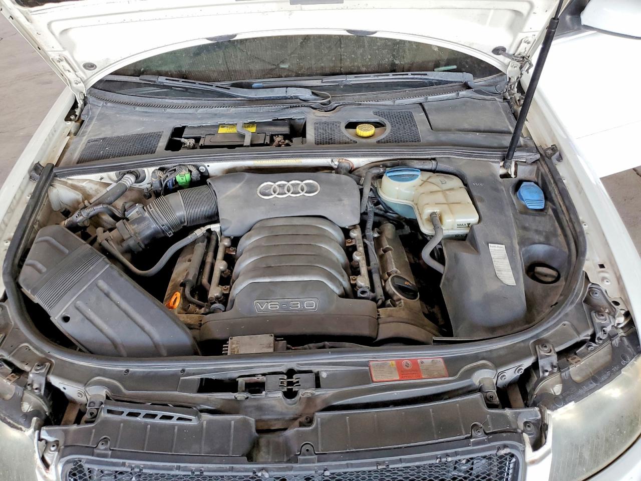 2006 Audi A4 Quattro Белый vin: WAUDT48HX6K009101