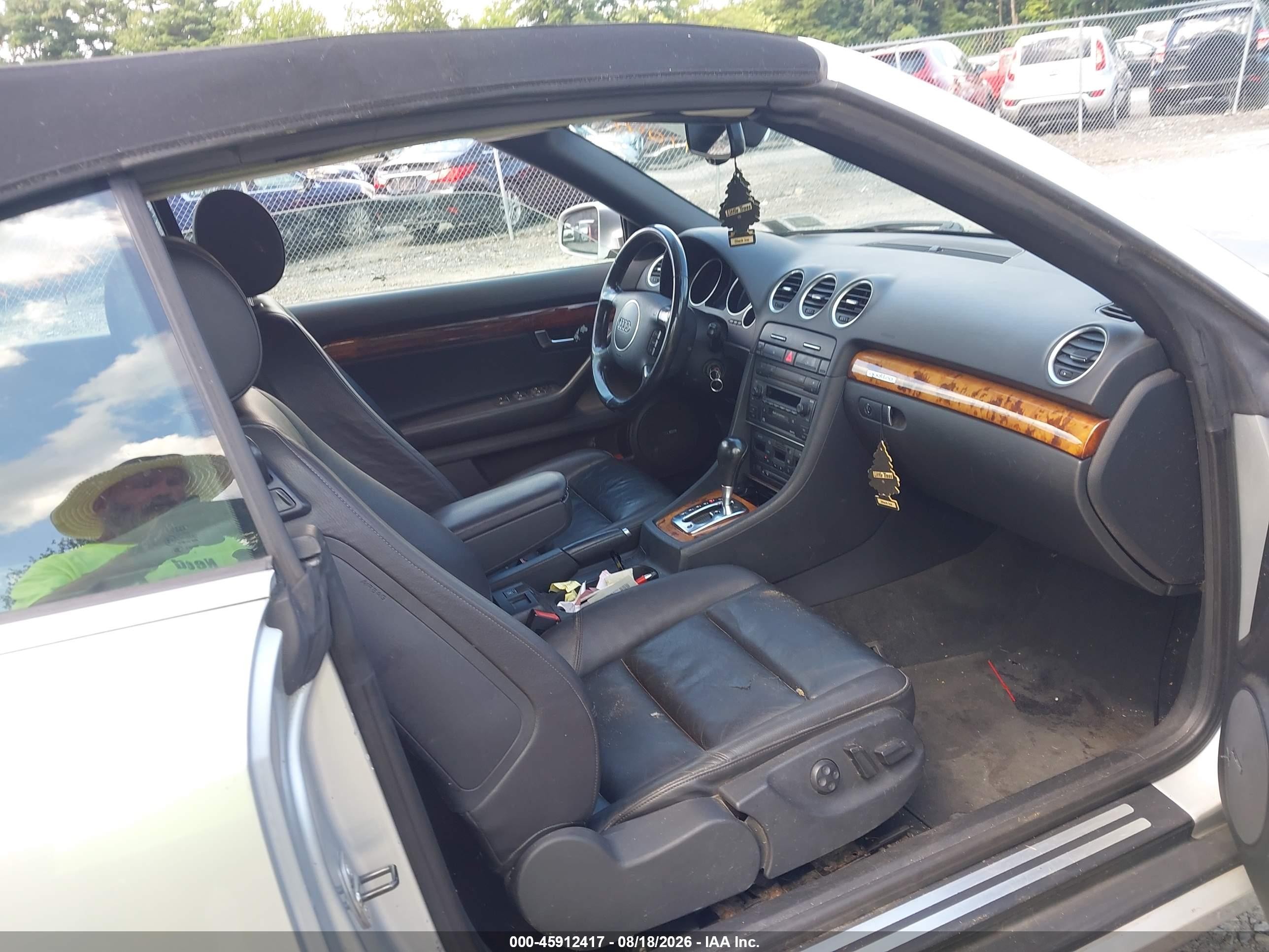2006 Audi A4 3.0 Silver vin: WAUDT48HX6K009857