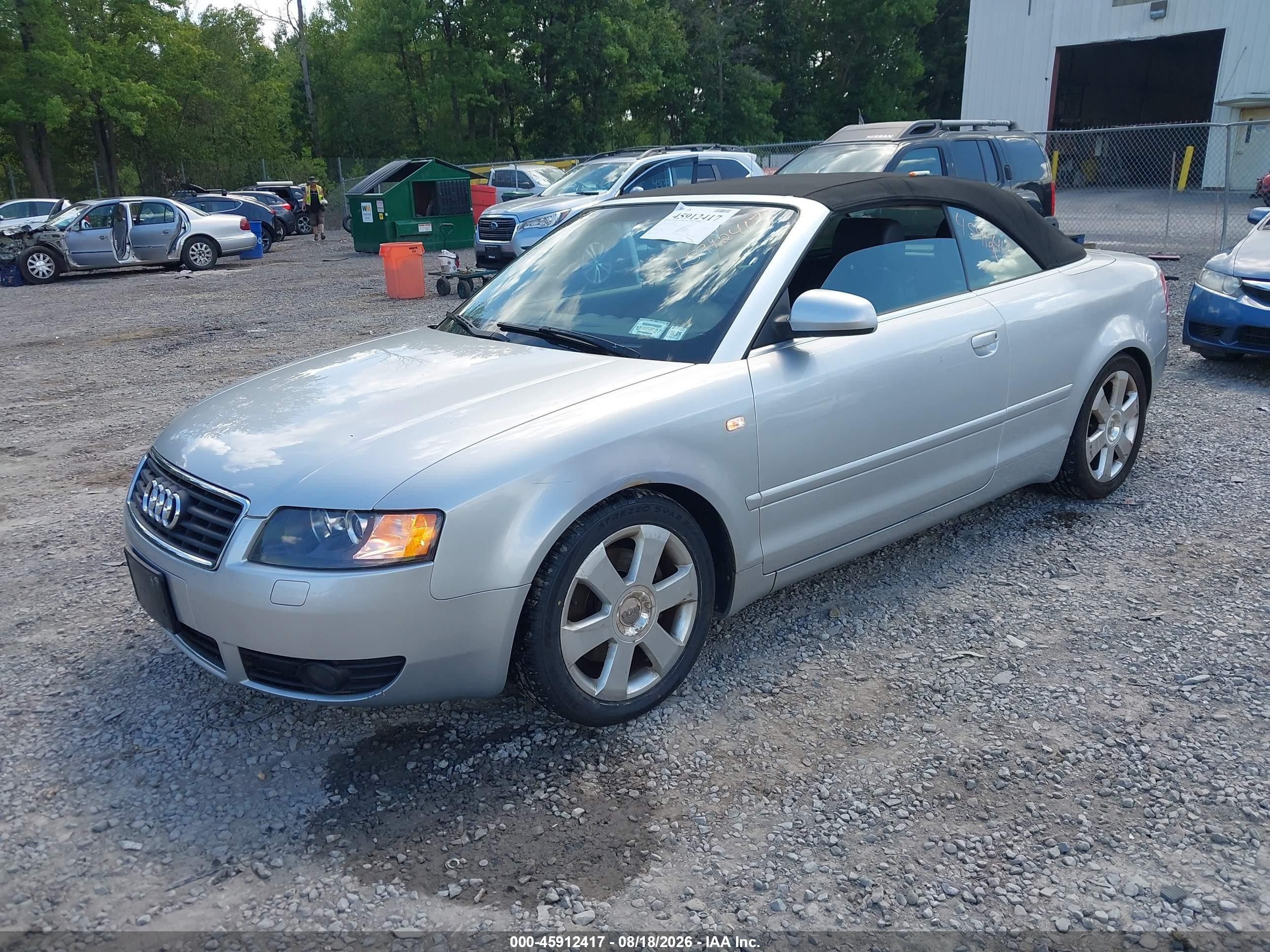 2006 Audi A4 3.0 Silver vin: WAUDT48HX6K009857