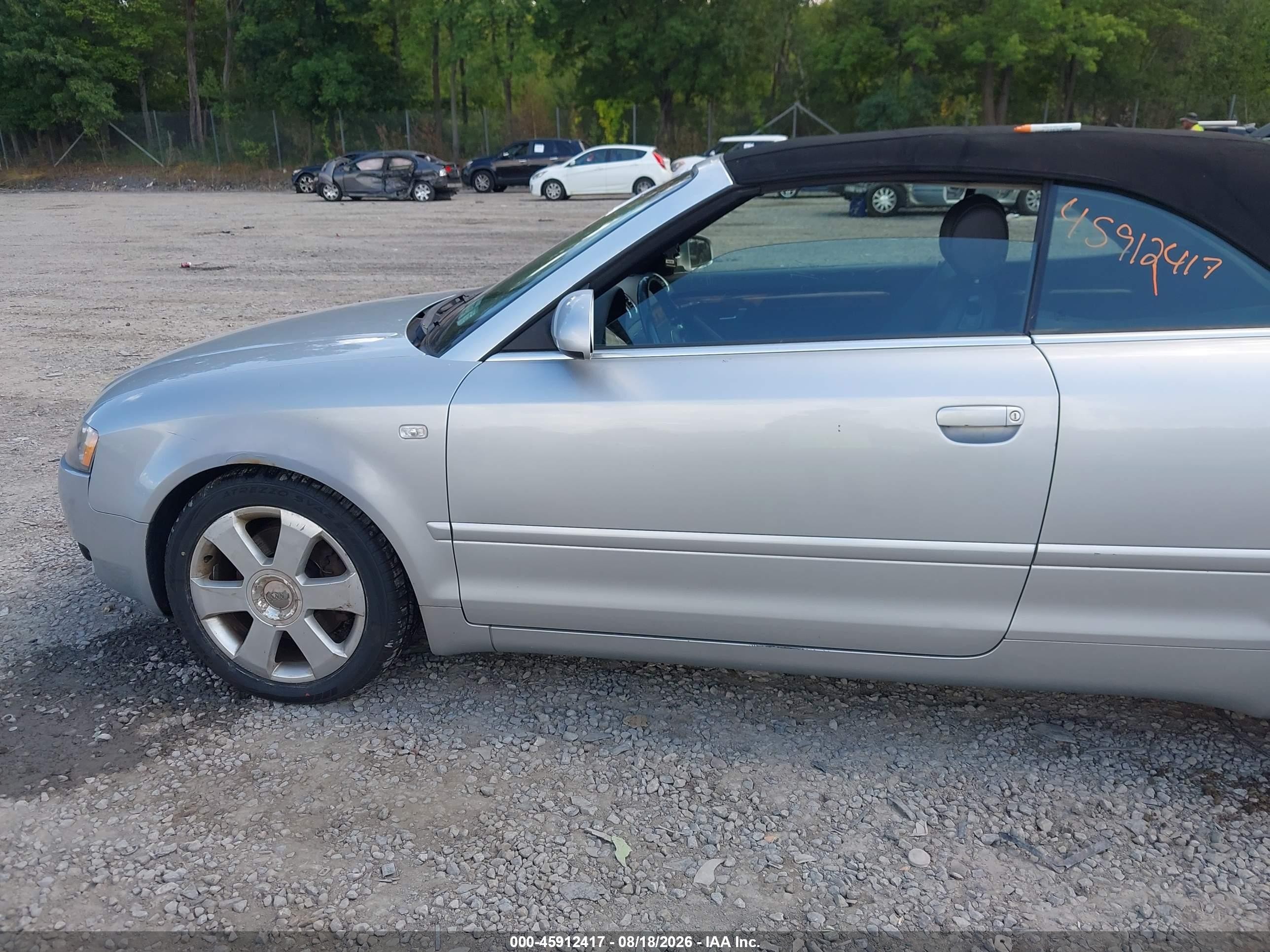 2006 Audi A4 3.0 Silver vin: WAUDT48HX6K009857