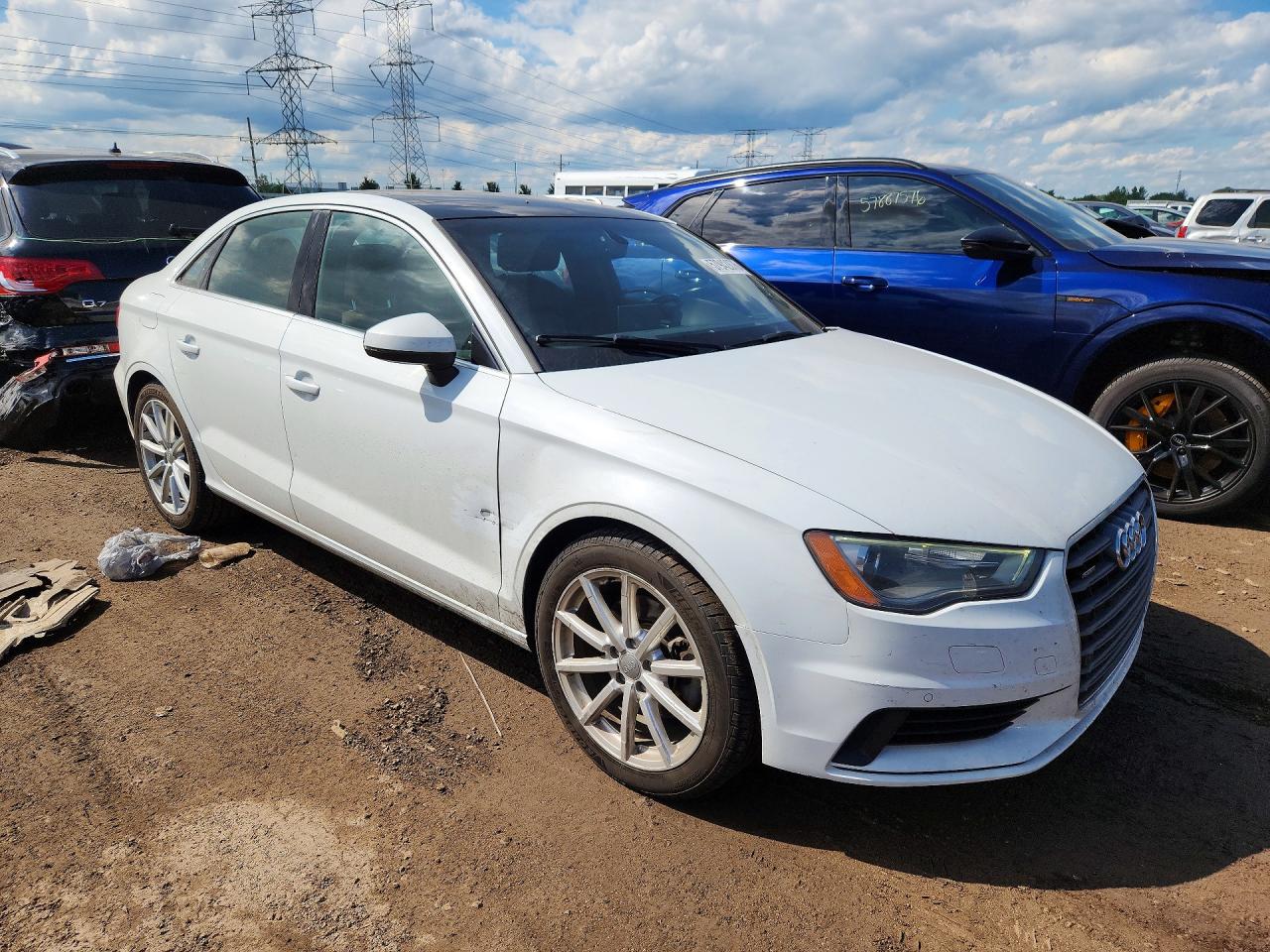 2016 Audi A3 Premium Plus White vin: WAUE8GFF5G1011600