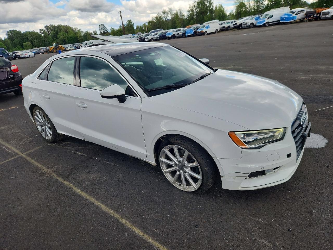 2016 Audi A3 Premium Plus White vin: WAUE8GFF7G1071846