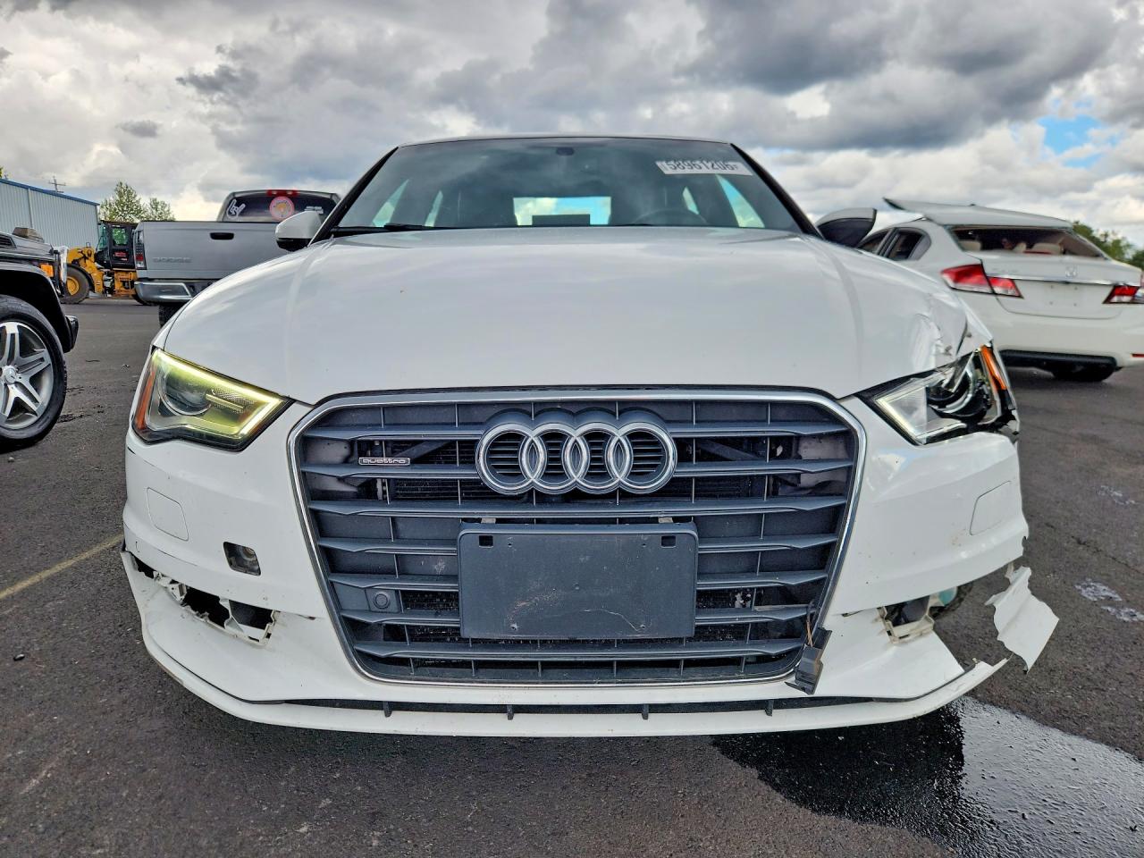 2016 Audi A3 Premium Plus White vin: WAUE8GFF7G1071846