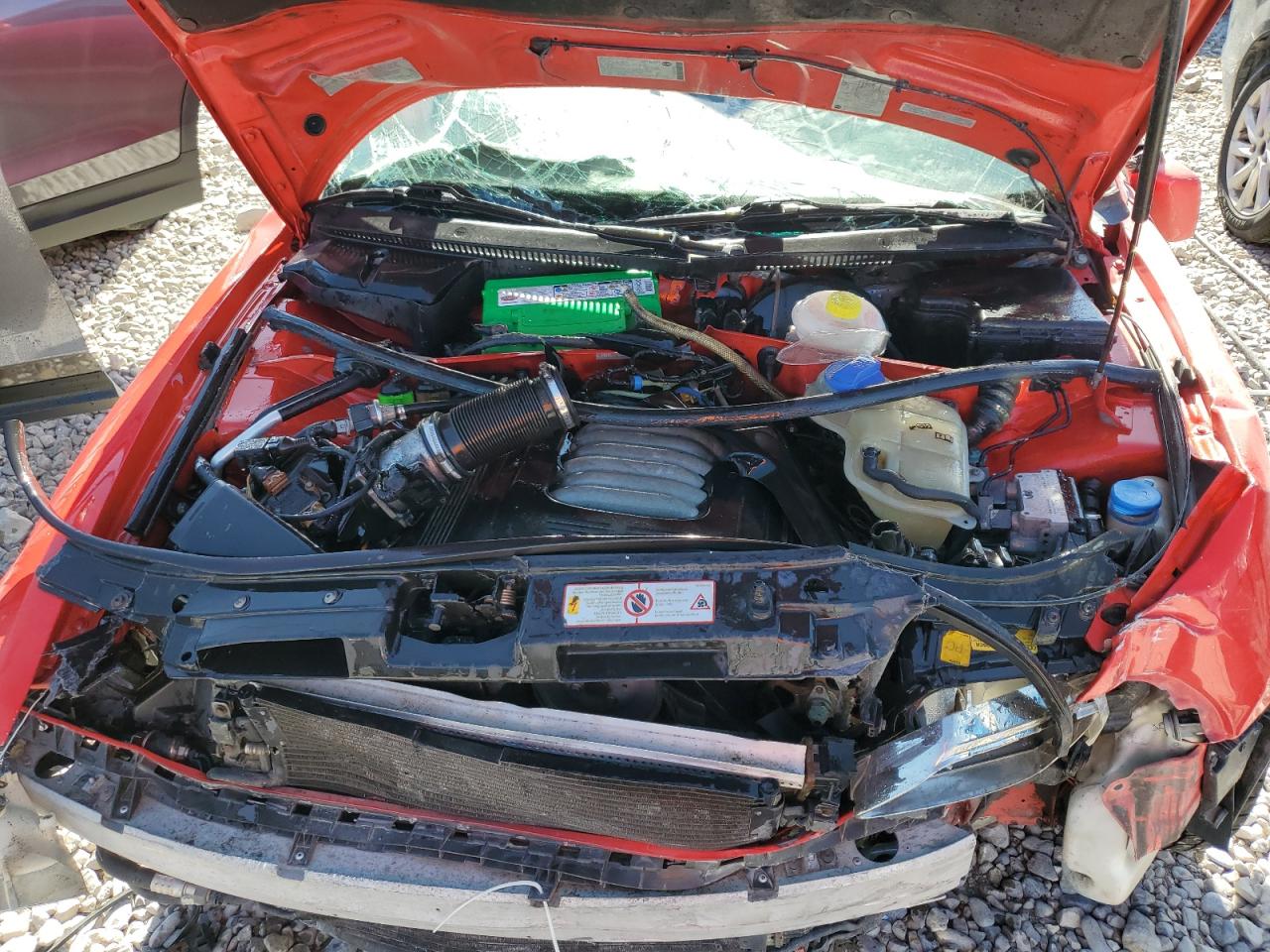 1996 Audi A4 Quattro Красный vin: WAUEA88D6TA269267