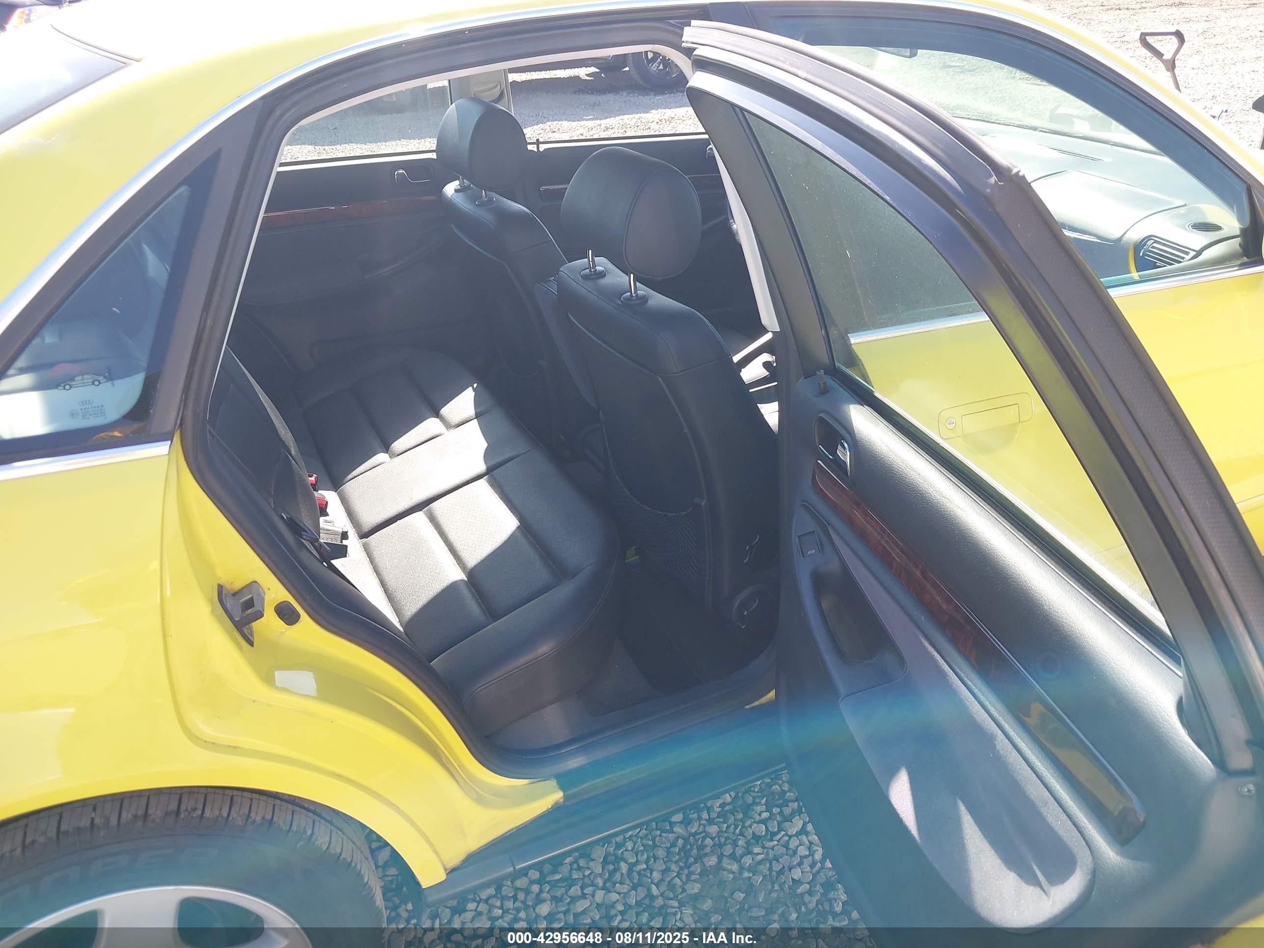 1996 Audi A4 Quattro Yellow vin: WAUEA88DXTA301721