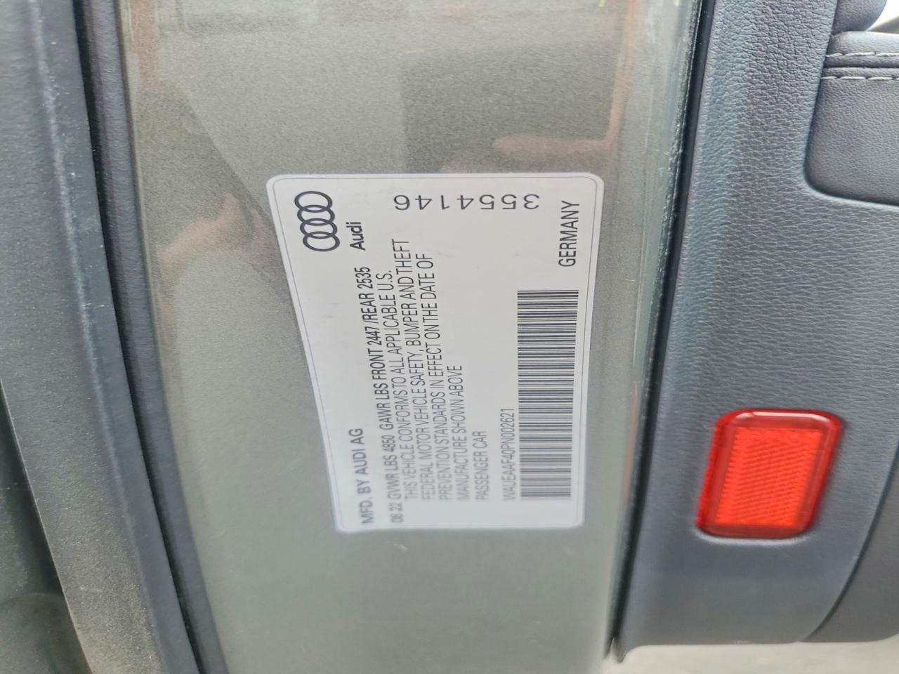 2023 Audi A4 Premium Plus 45 Gray vin: WAUEAAF40PN002621