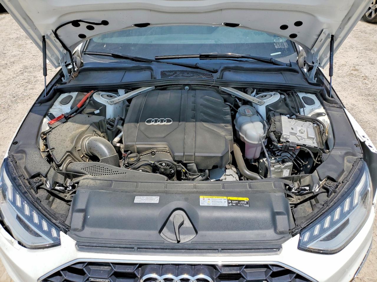 2024 Audi A4 Premium Plus 45 White vin: WAUEAAF43RN014071