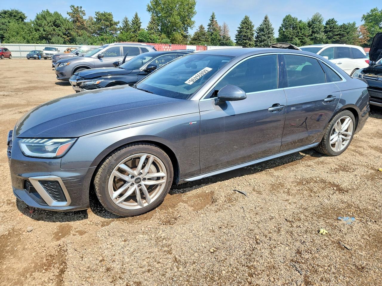 2022 Audi A4 Premium Plus 45 Gray vin: WAUEAAF44NN006538