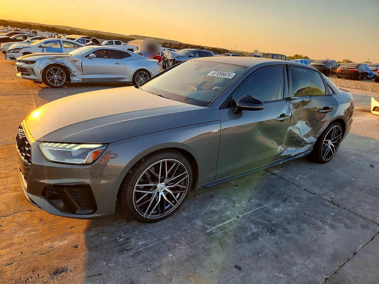 2023 Audi A4 Premium Plus 45 Gray vin: WAUEAAF45PA007286