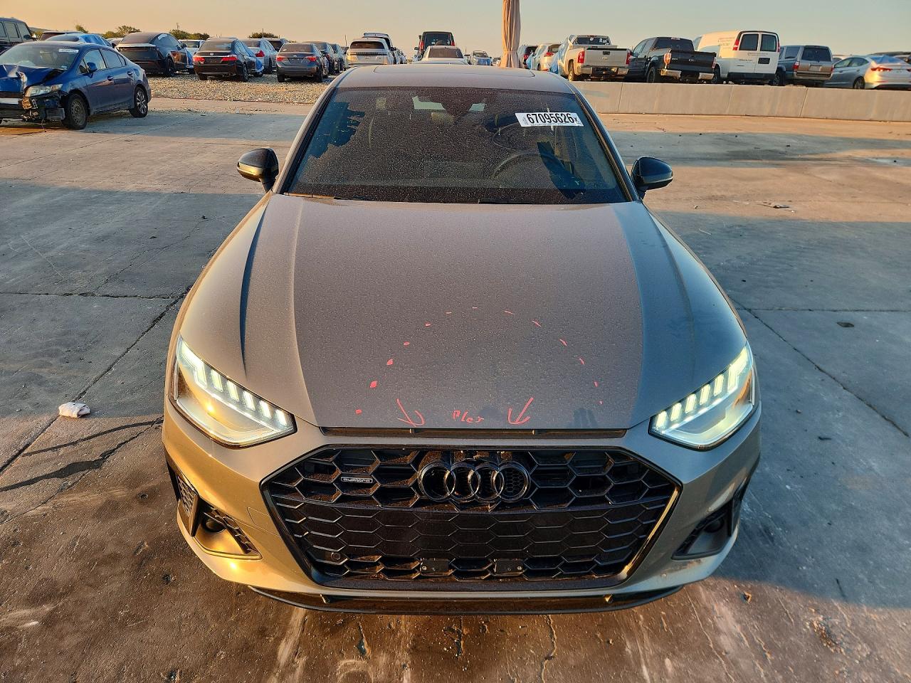 2023 Audi A4 Premium Plus 45 Серый vin: WAUEAAF45PA007286